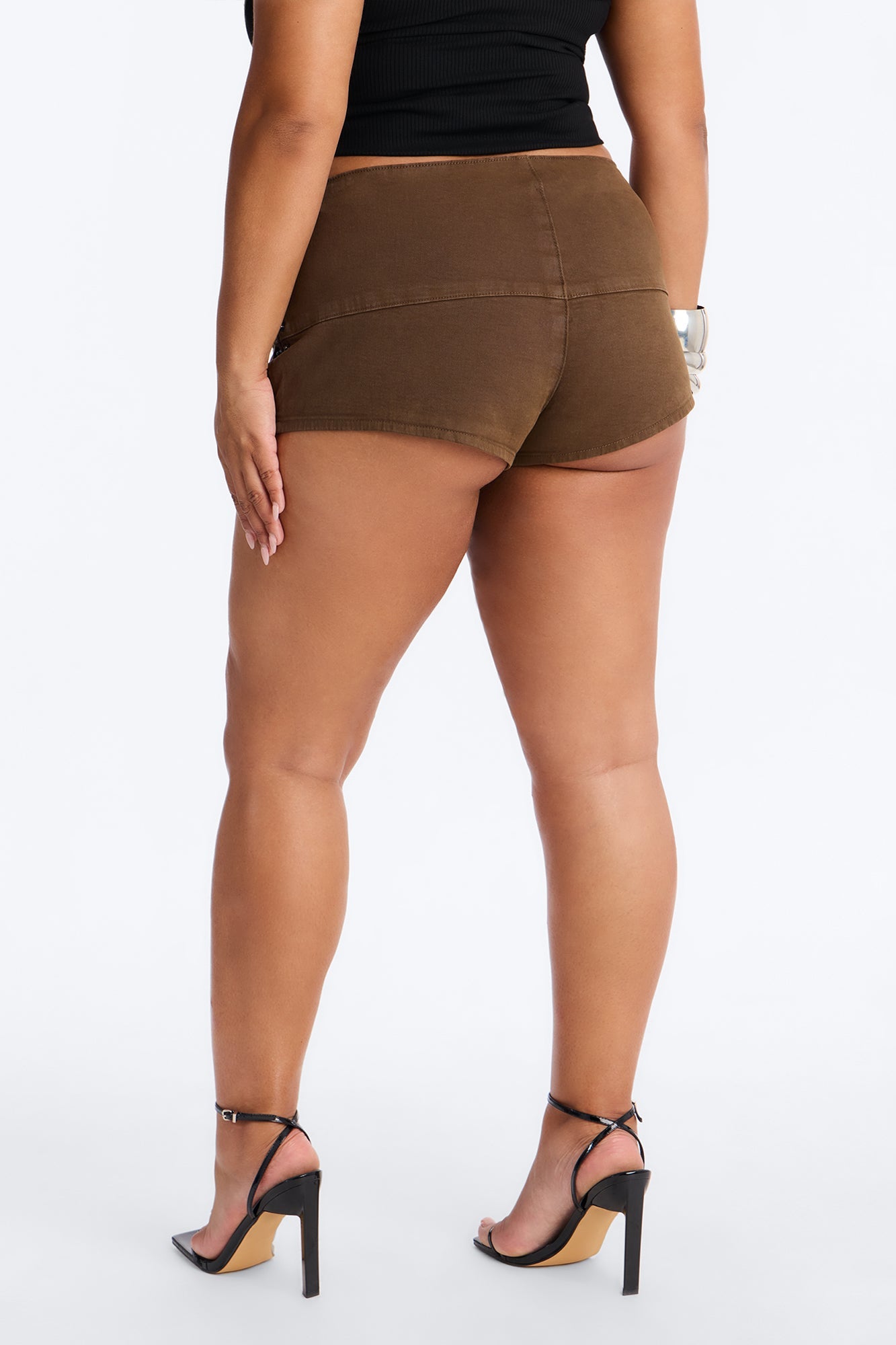 Libby No Waistband Low Rise Micro Short - Olive