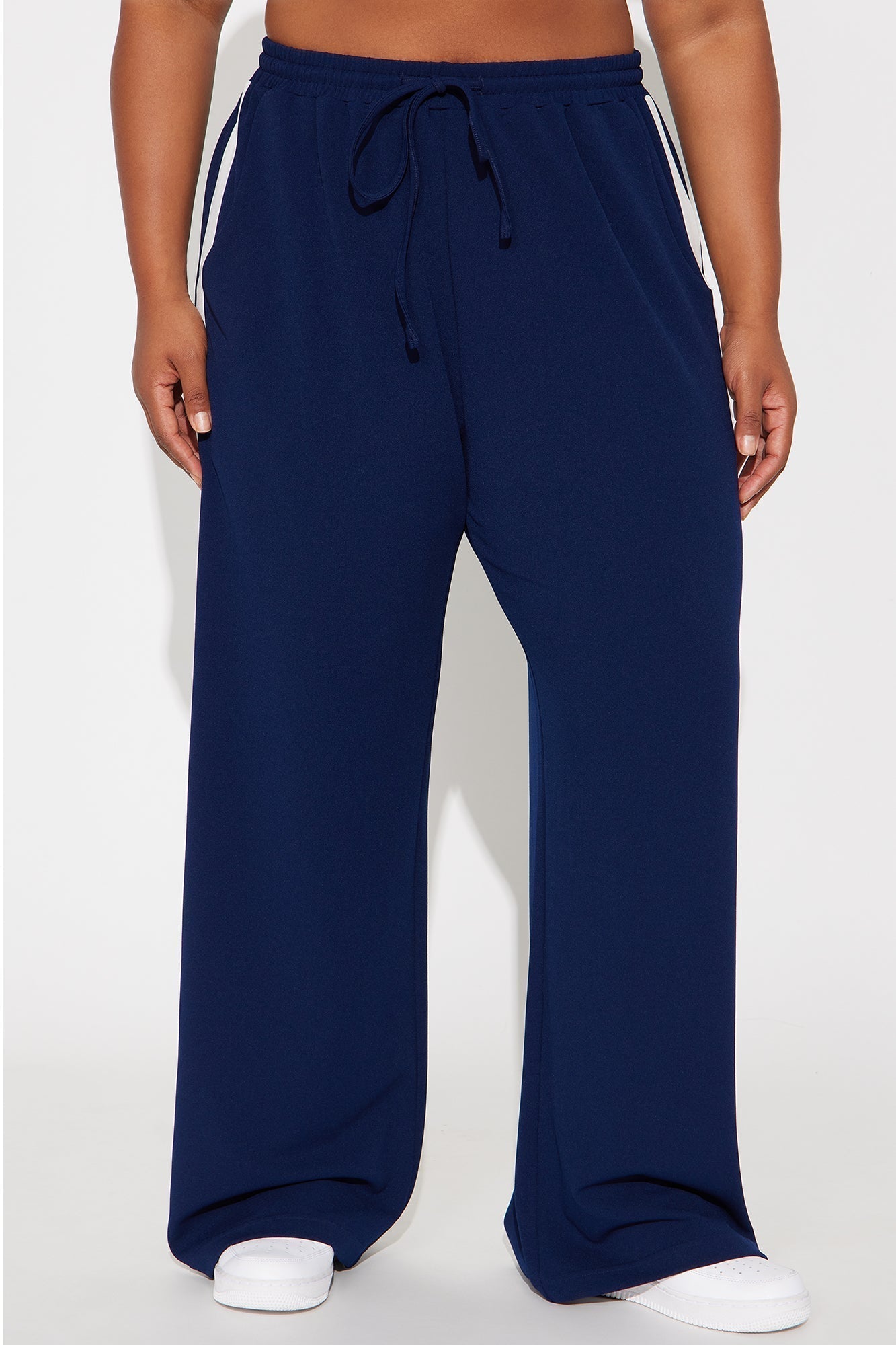 Point Of View Track Trouser Pant - Navy