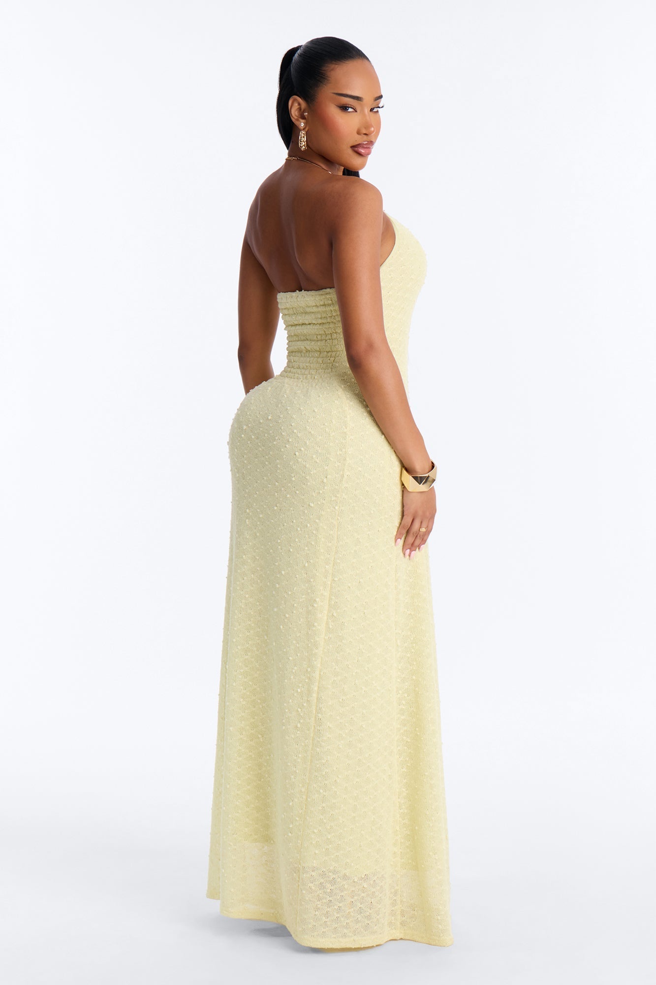 Caribbean Shores Maxi Dress - Yellow