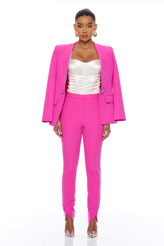 Athena High Rise Pant - Pink