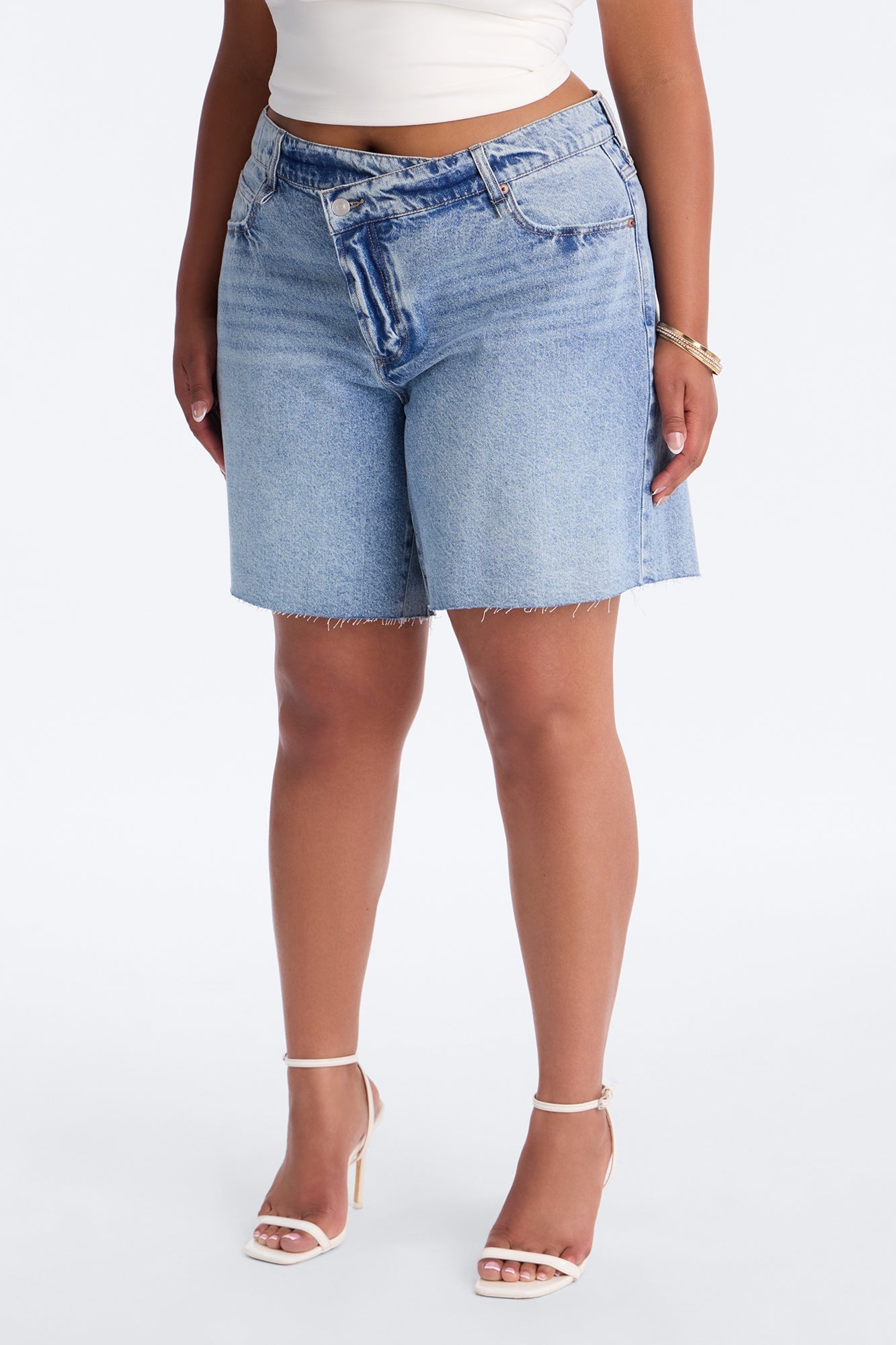 Ronni Non Stretch Crossover Bermuda - Vintage Wash