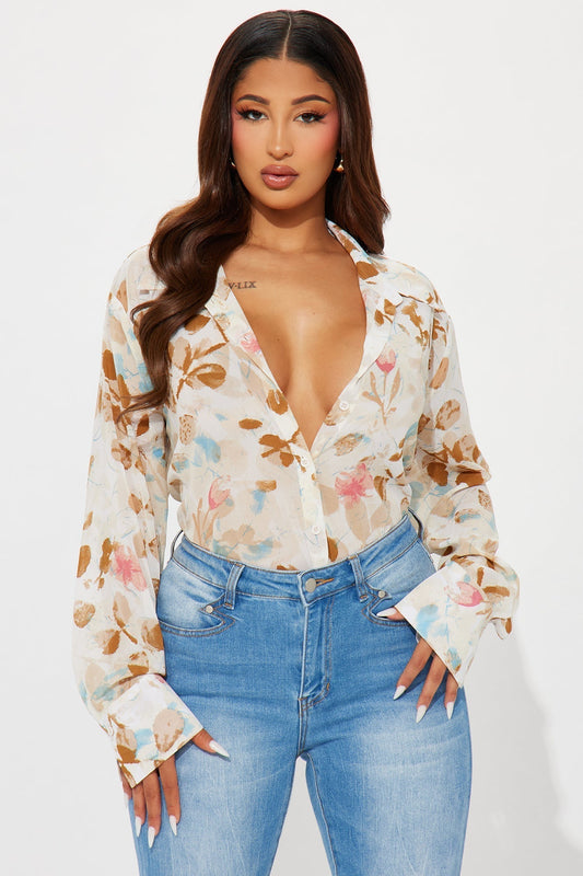 Nature Made Shirt - Cream/combo
