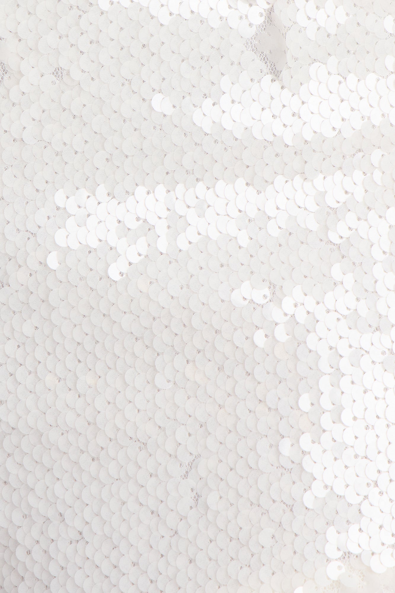 Alaina Sequin Embellished Micro Short 1″ - Pearl