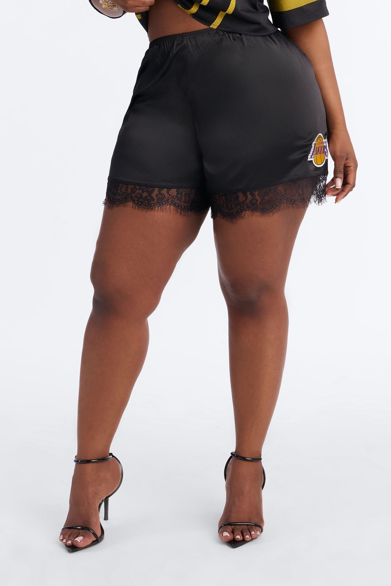 NBA LA Laker Shorts - Black