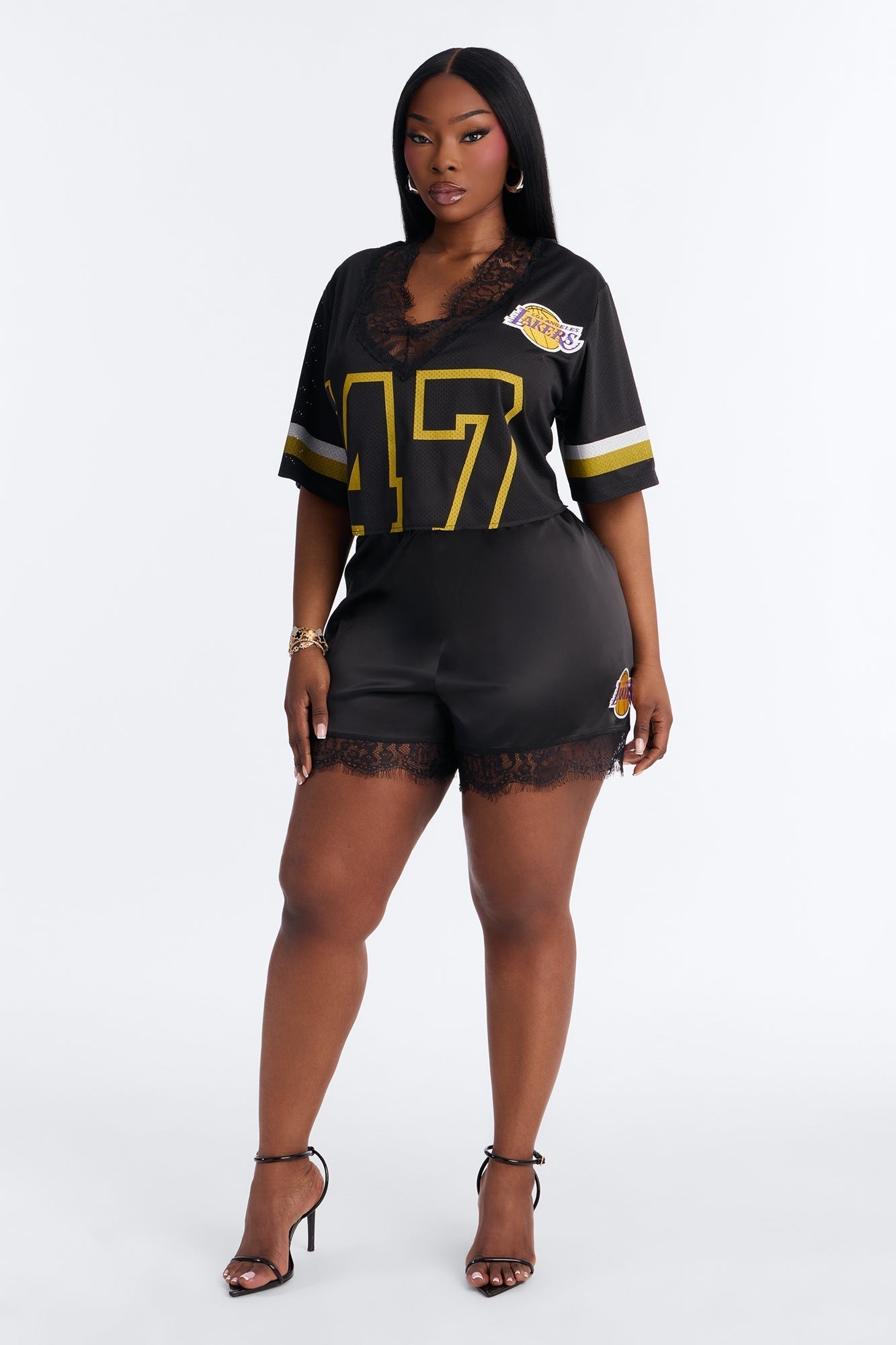 NBA LA Laker Shorts - Black