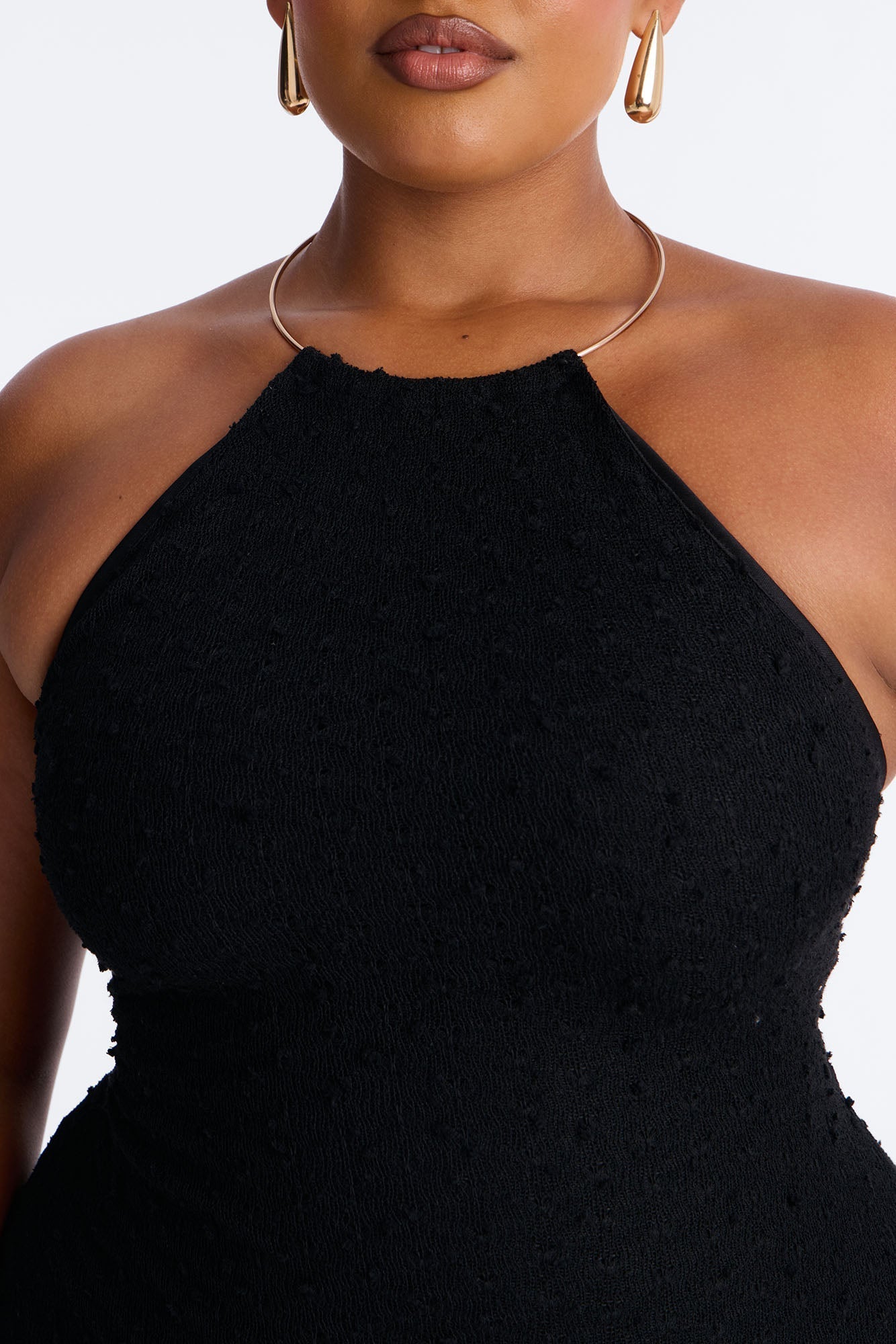 Caribbean Shores Maxi Dress - Black