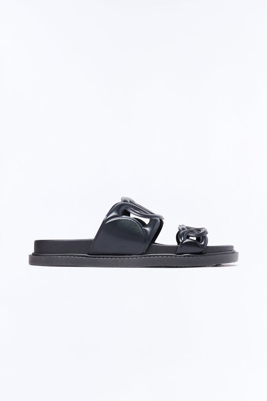 Alma Slip On Sandals - Black