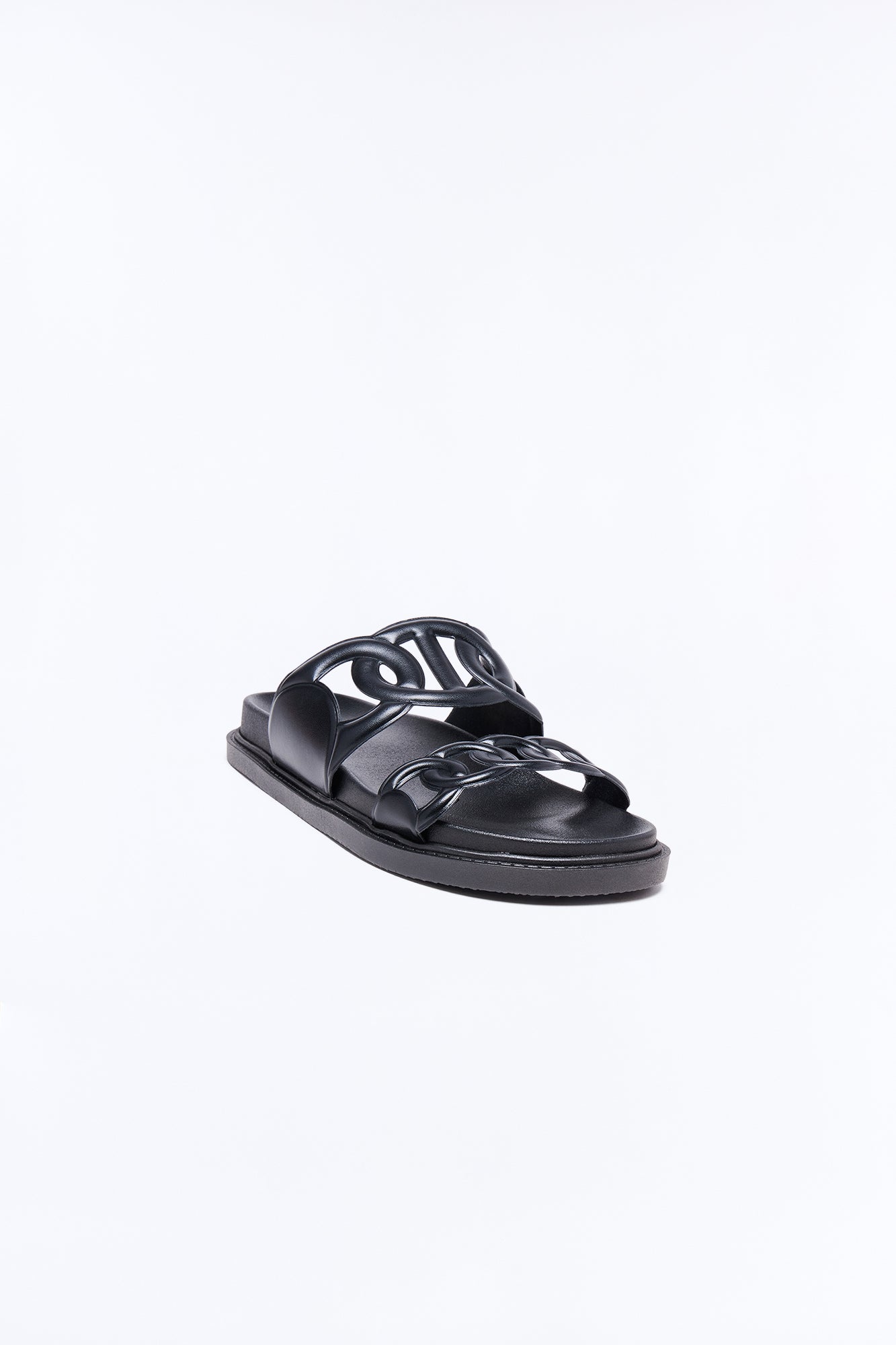 Alma Slip On Sandals - Black