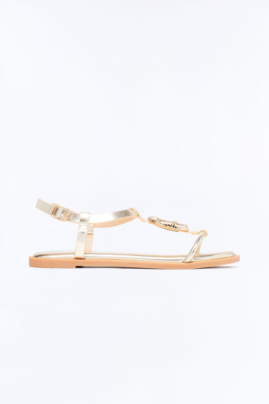 Avida Shell Sandals - Gold