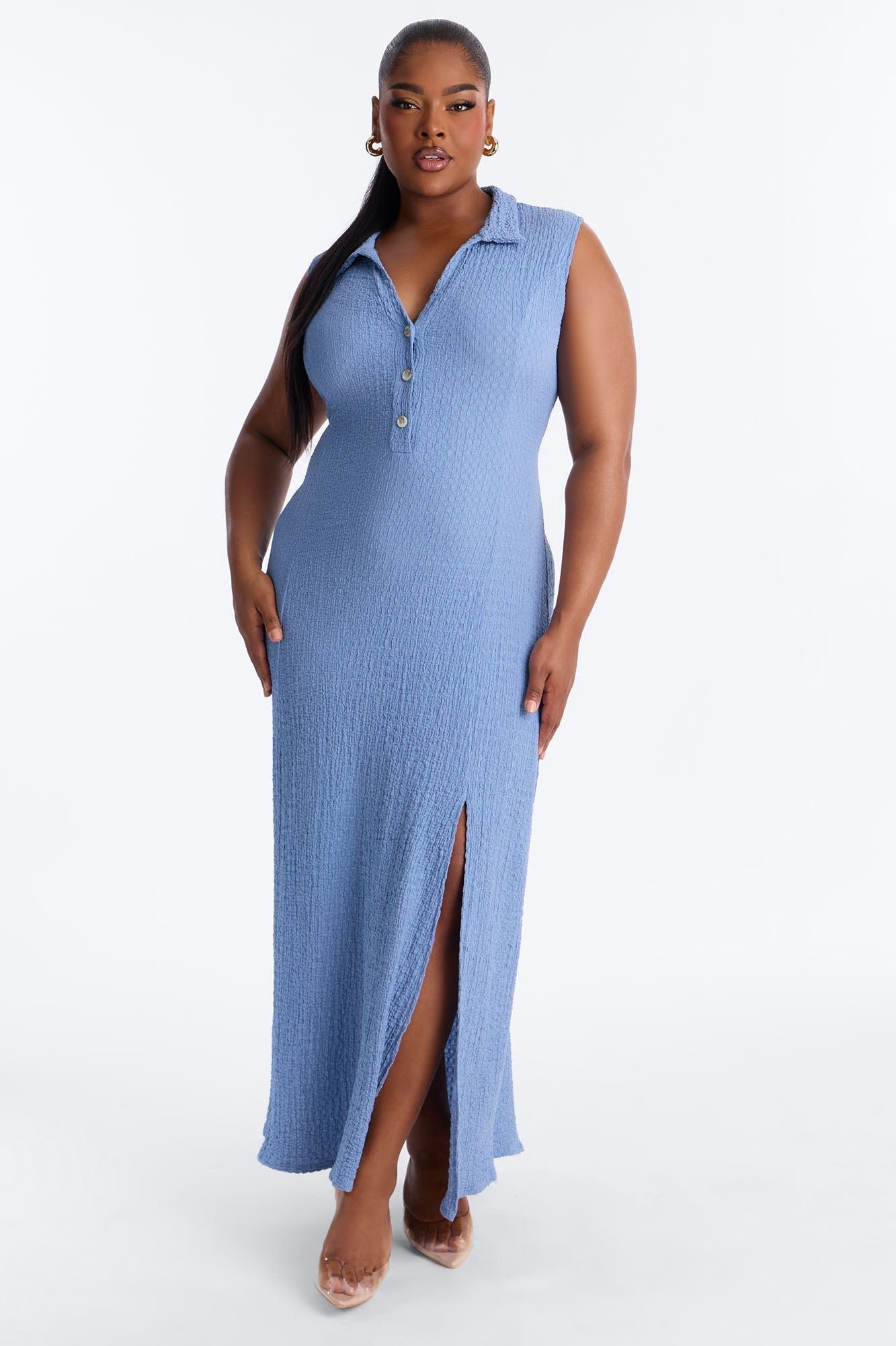 Forever A Classic Maxi Dress - Blue