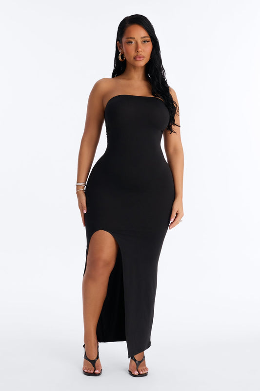 Larissa Strapless Maxi Dress - Black