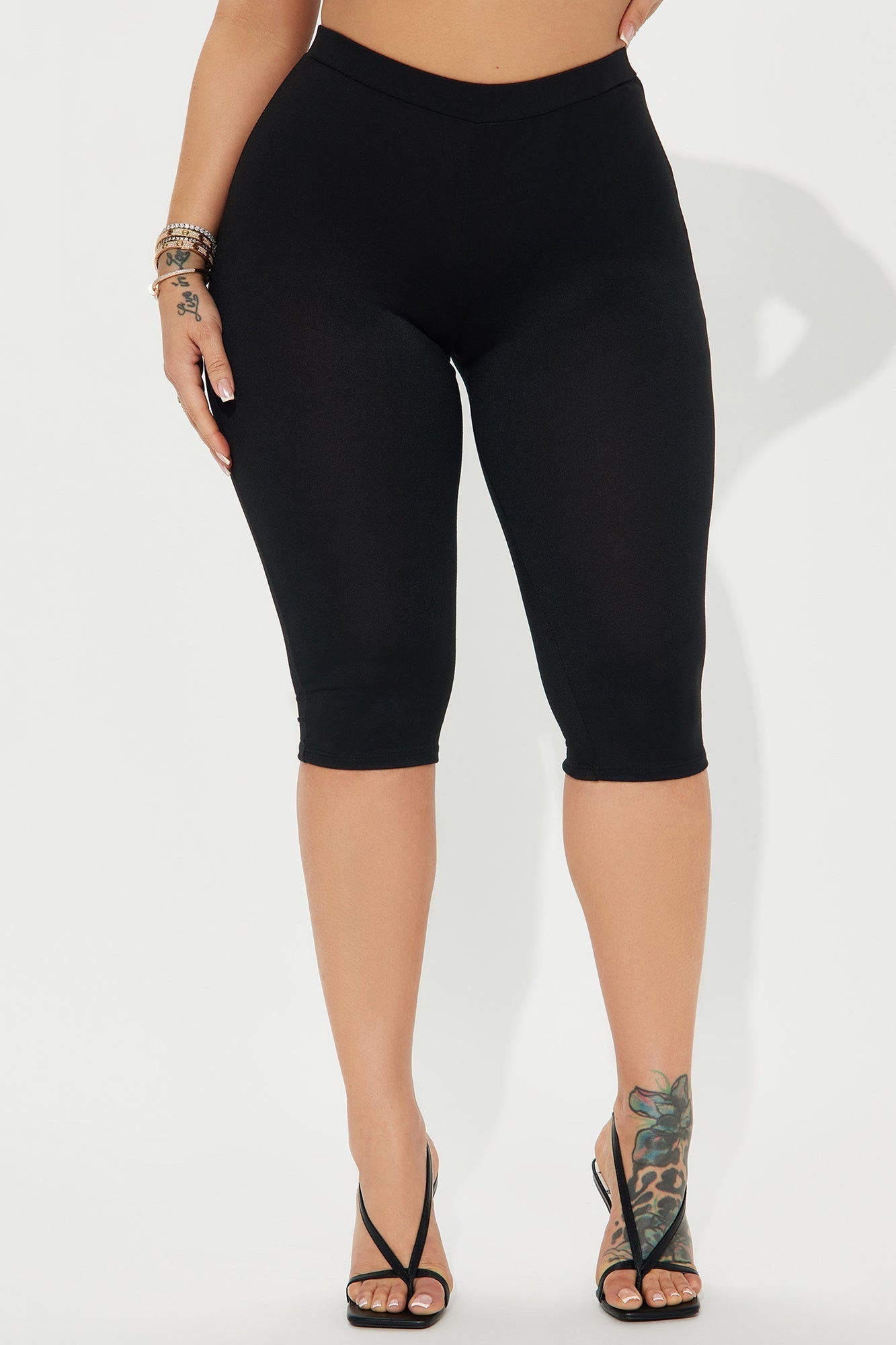 Just A Sip Capri Legging - Black