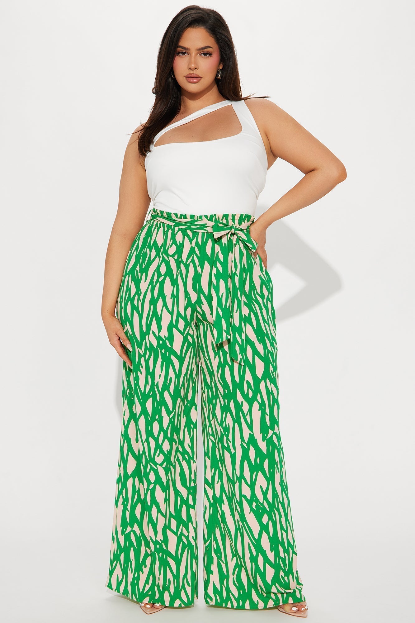 In The Tropics Jumpsuit - Green/combo