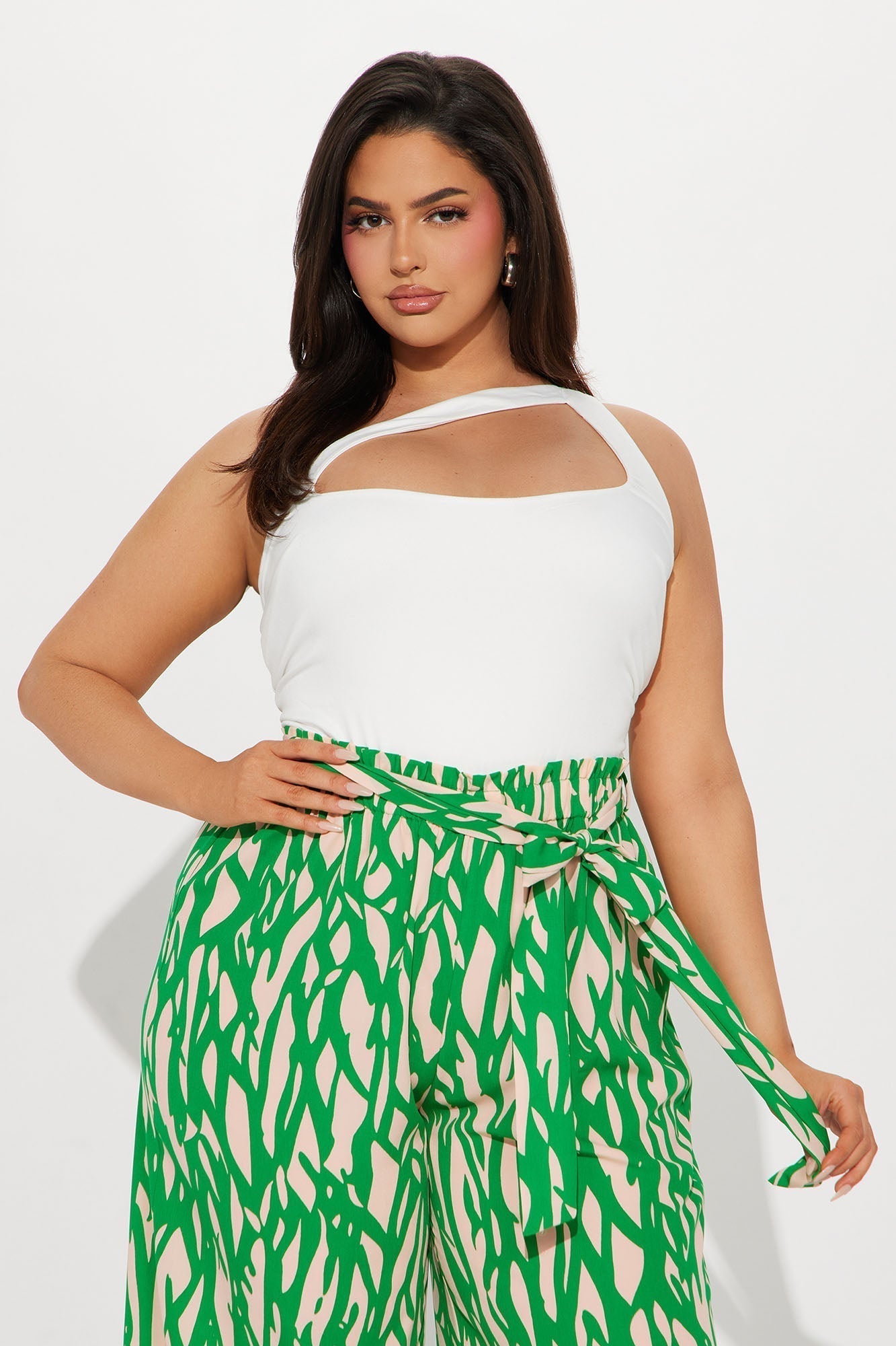In The Tropics Jumpsuit - Green/combo