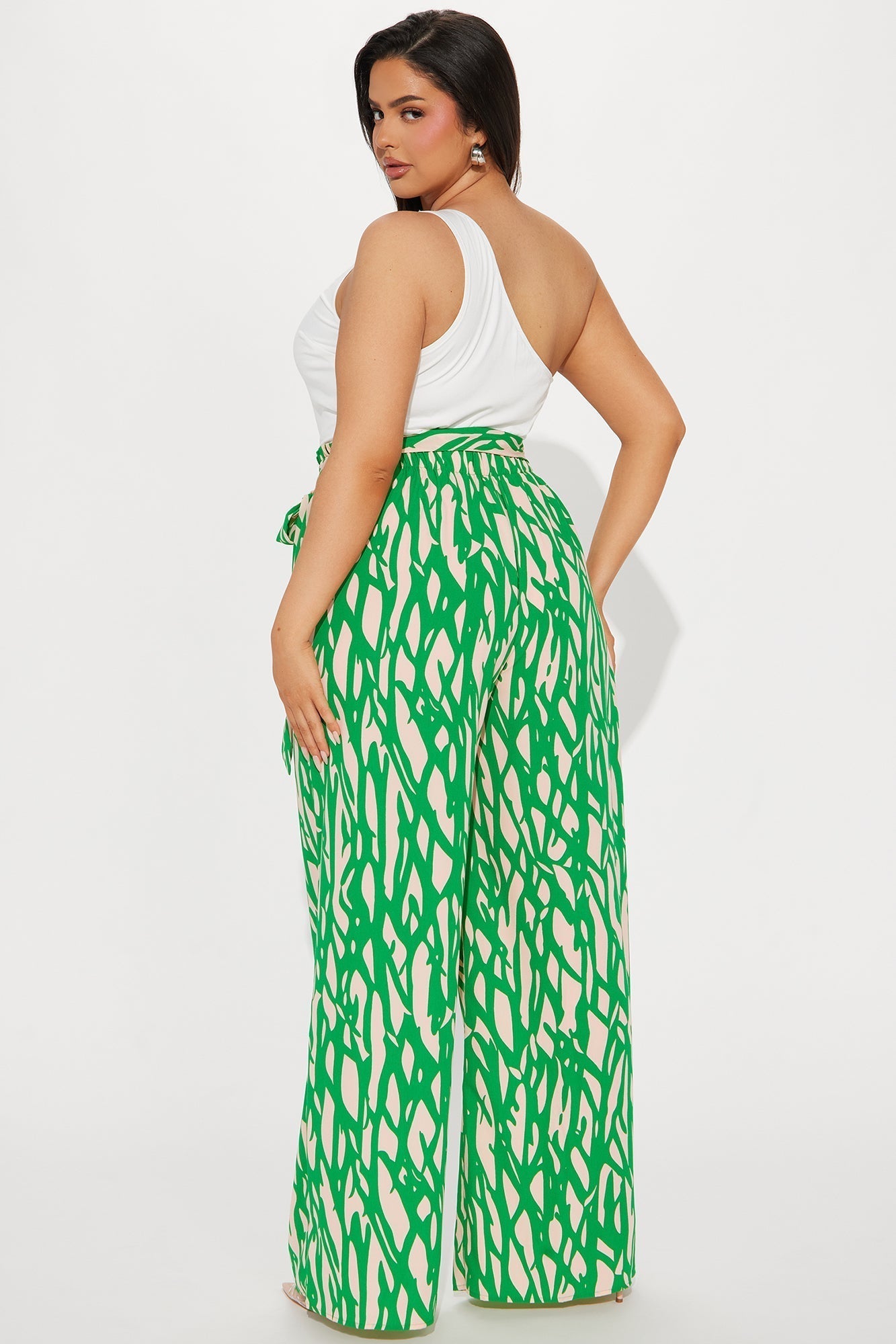 In The Tropics Jumpsuit - Green/combo