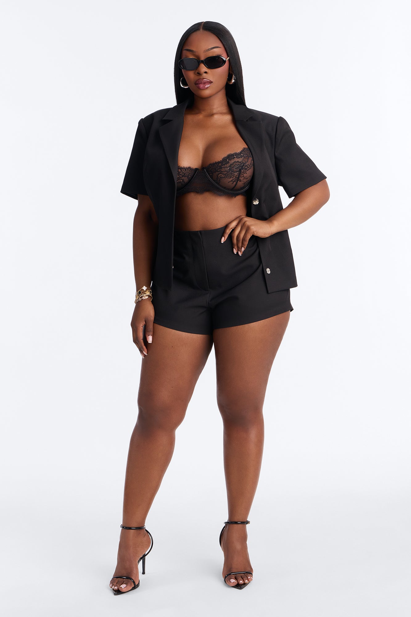 Your New Obsession Mini Trouser Short - Black