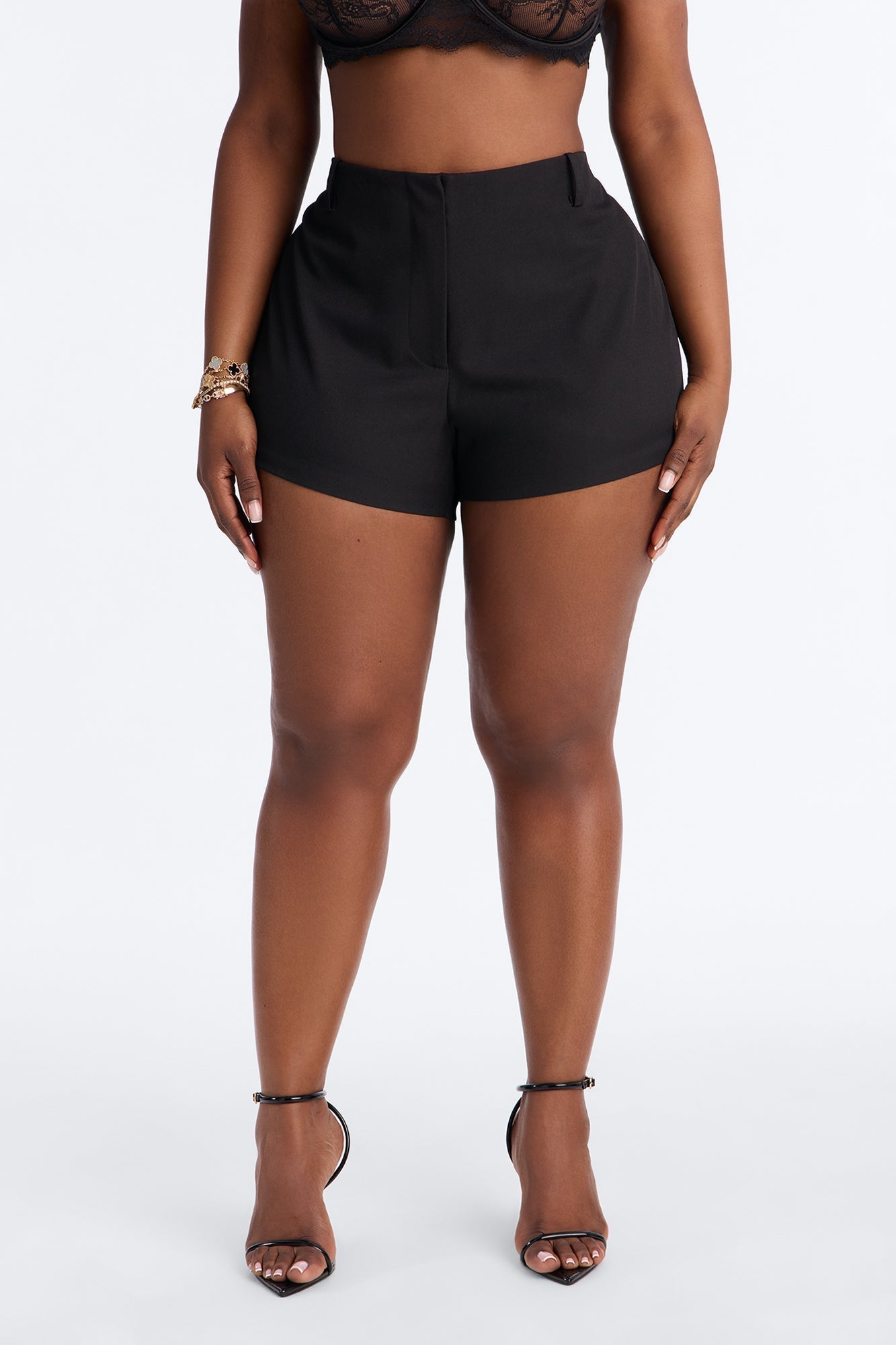 Your New Obsession Mini Trouser Short - Black