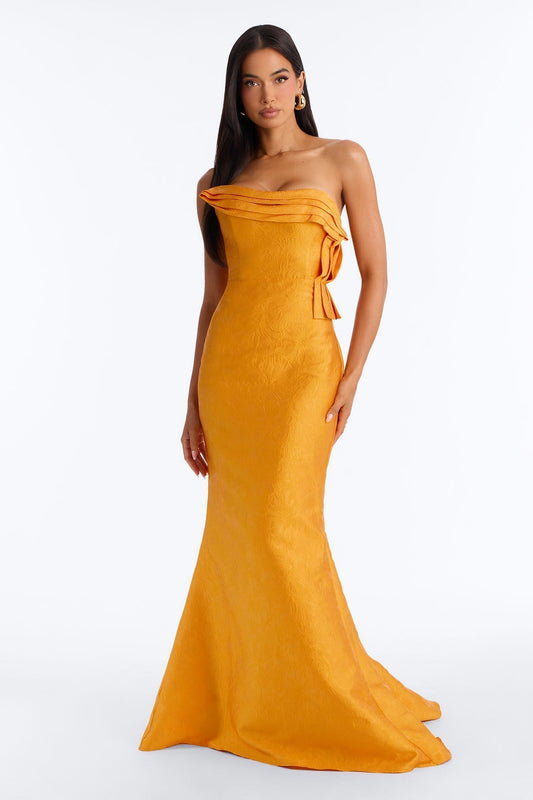 Making A Statement Gown - Orange