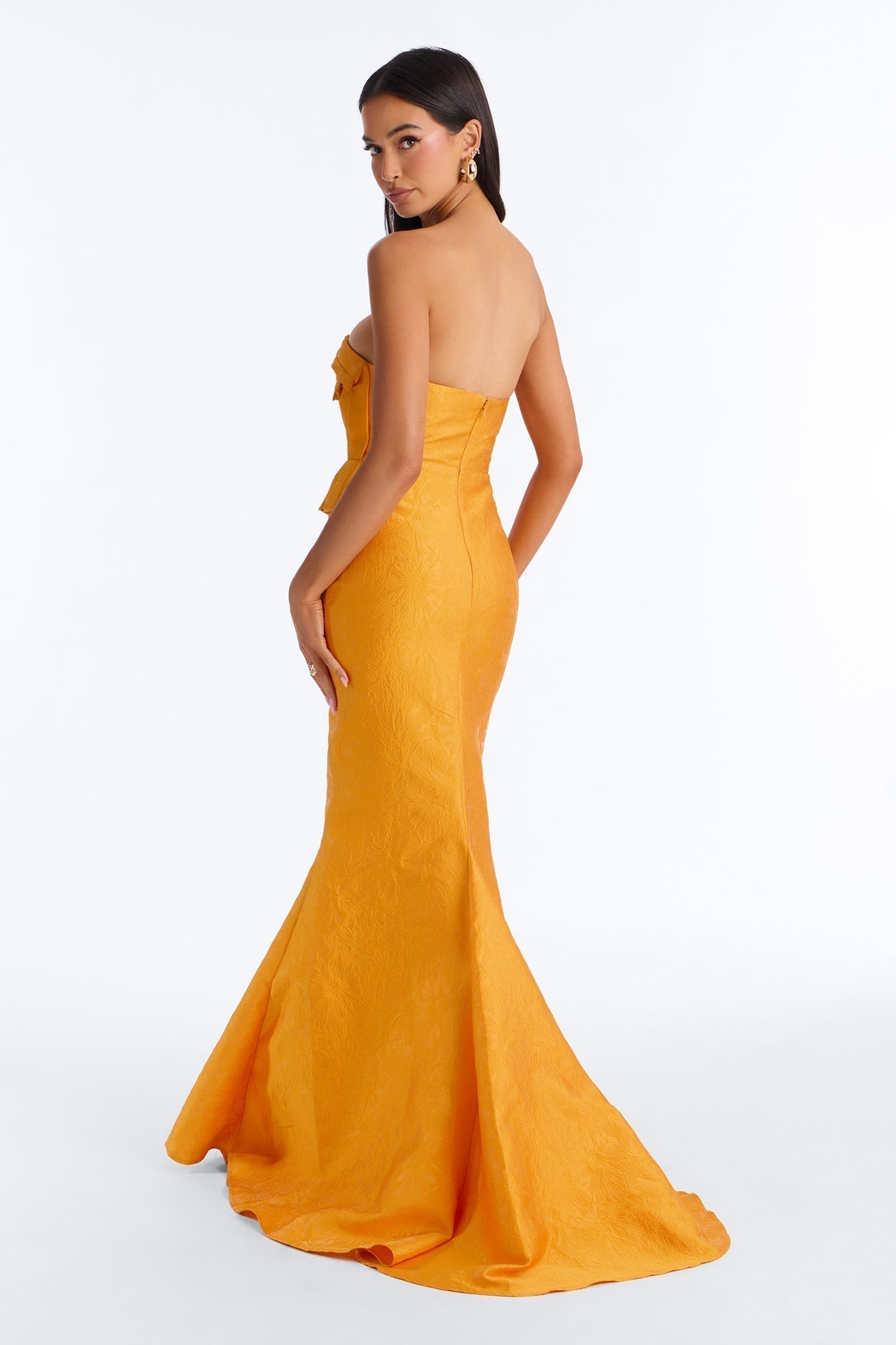 Making A Statement Gown - Orange