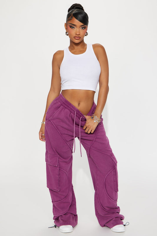 Cozy and Cute Lounge Pant - Purple