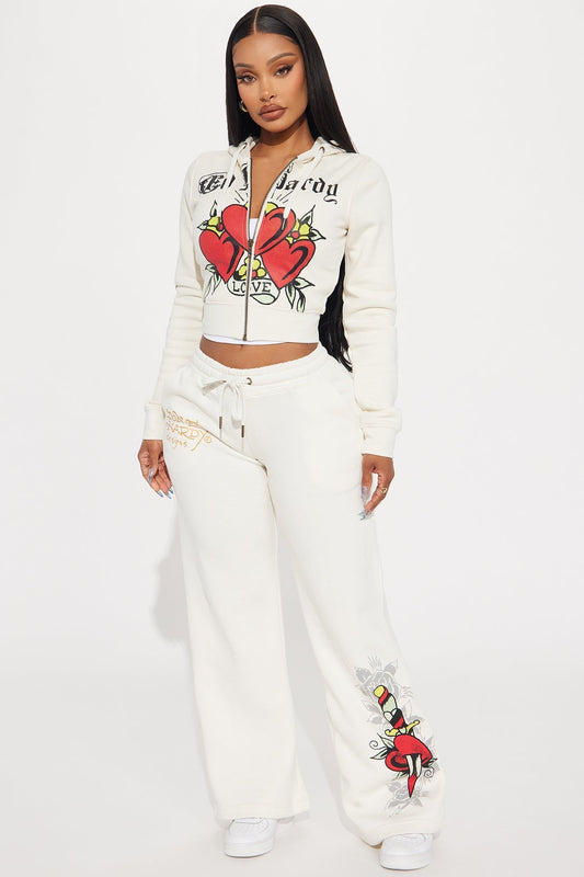 Ed Hardy Hearts Pant - Stone