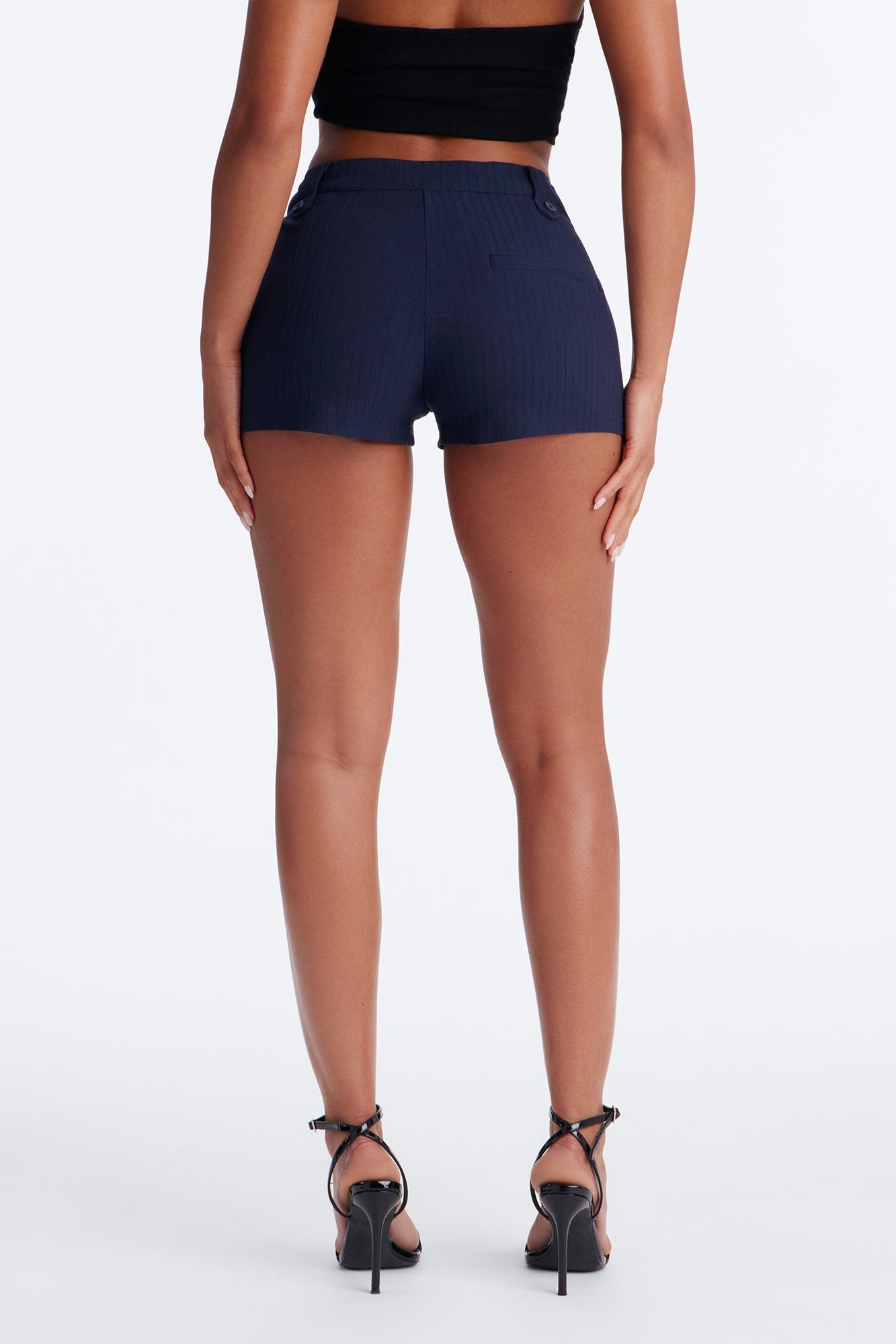 Sail Away Twill Low Rise Micro Short - Navy