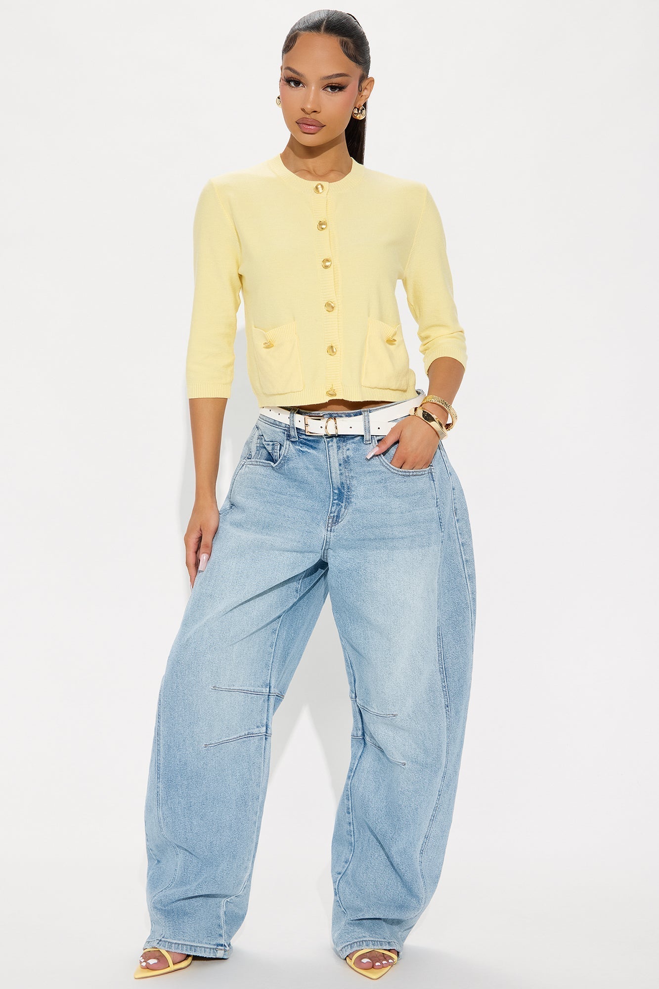 Never Difficult Cardigan - Butter Yellow