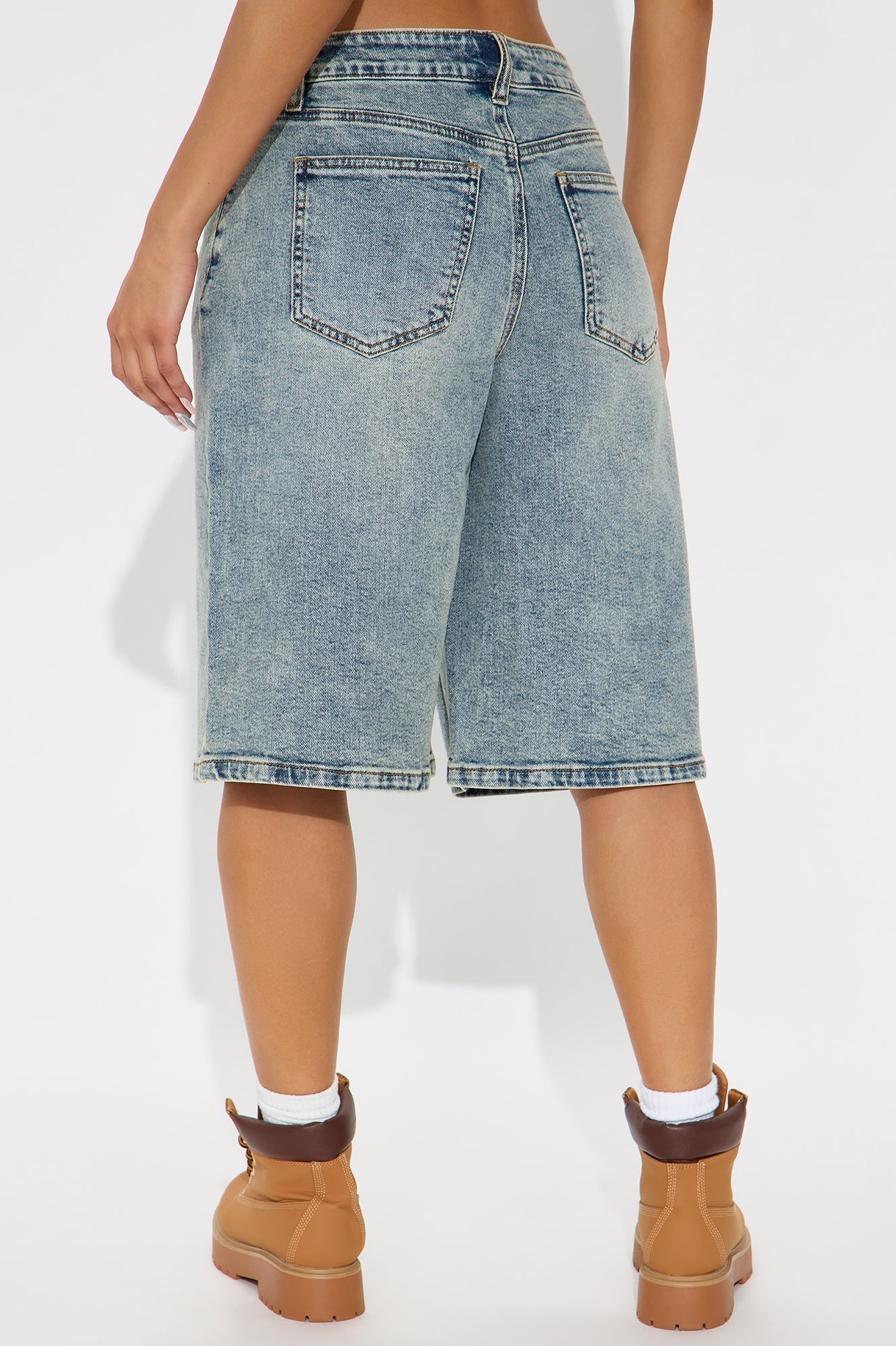 Surrey Low Rise Denim Jort - Vintage Wash