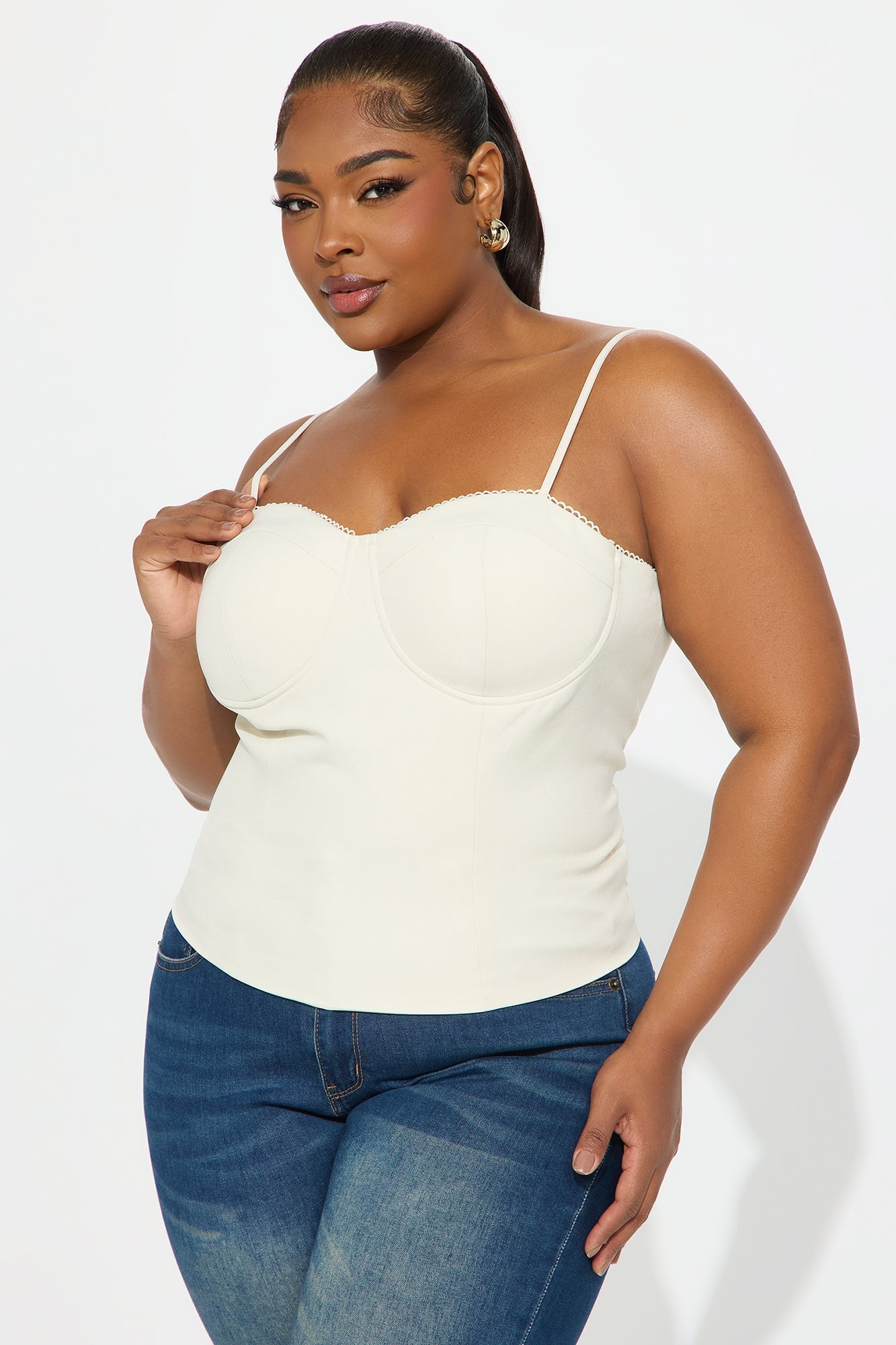 Feeling Cute Cami Top - Cream