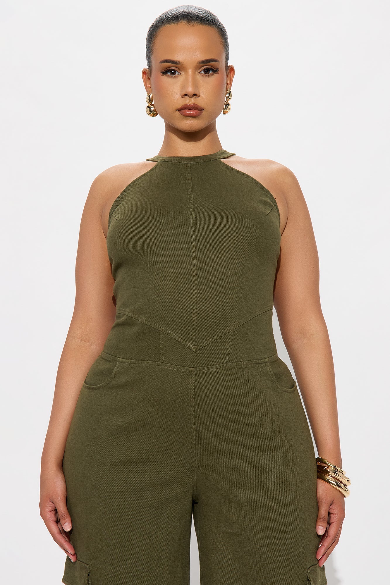 Daring Jumpsuit - Olive