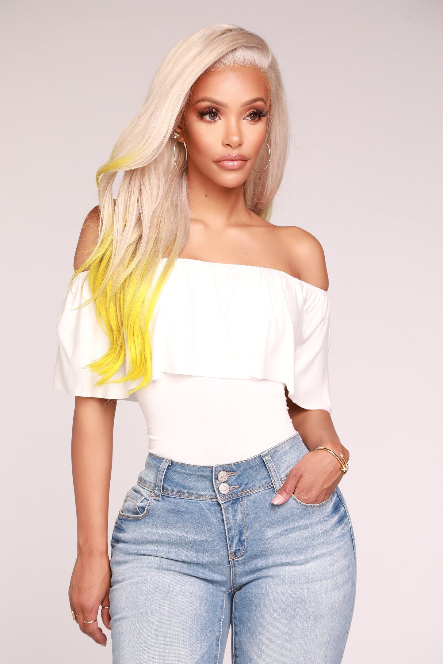 Happy Hour Bodysuit - Ivory