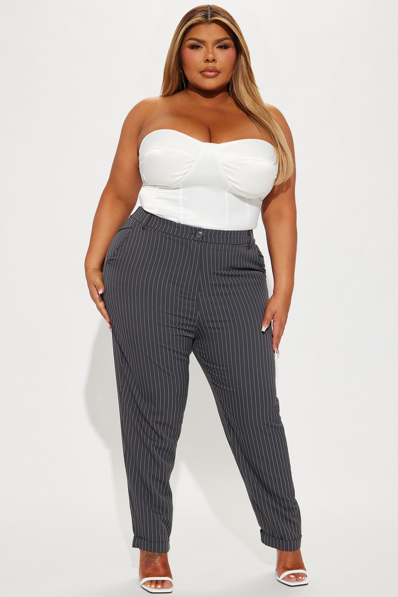 Business As Usual Pants - Grey/Combo