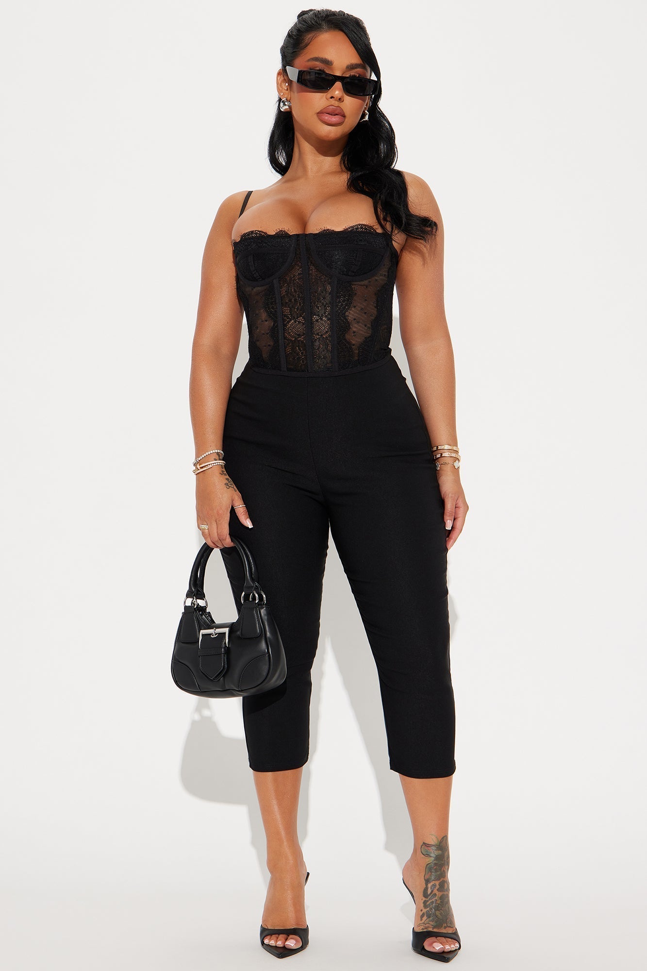 Just A Girl Capri Pant - Black