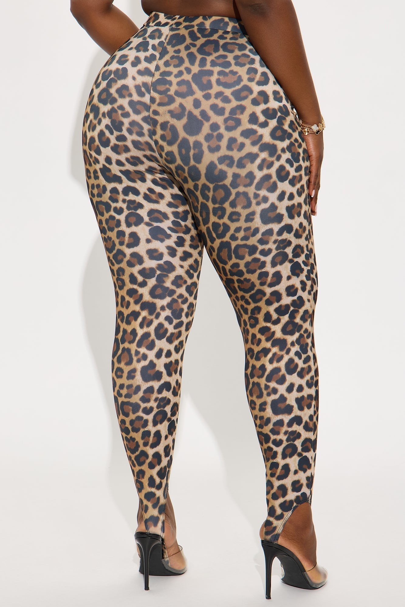 Kamryn High Rise Leopard Stirrup Legging - Leopard