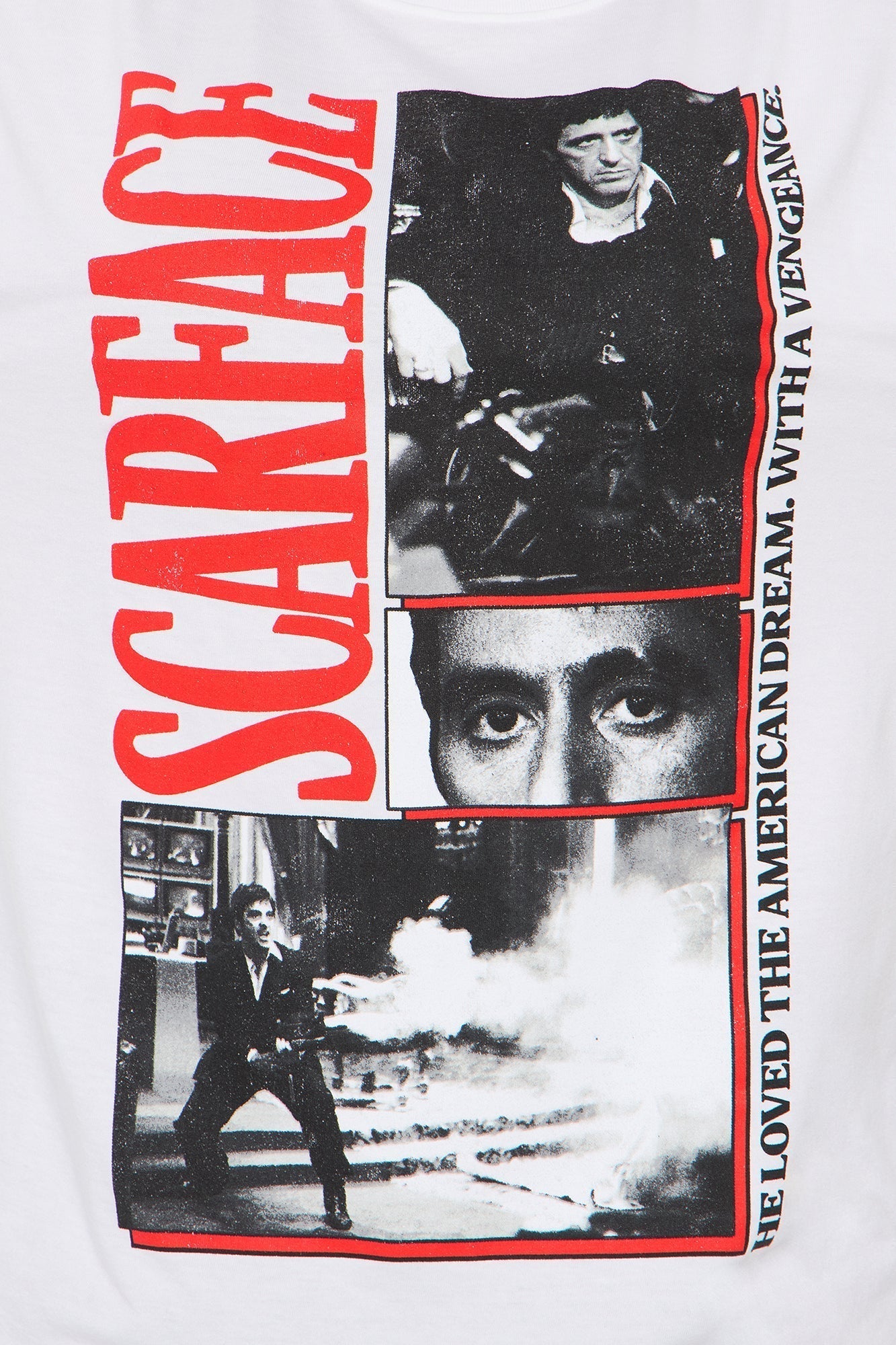Scarface Film Oversized Tee - Cream