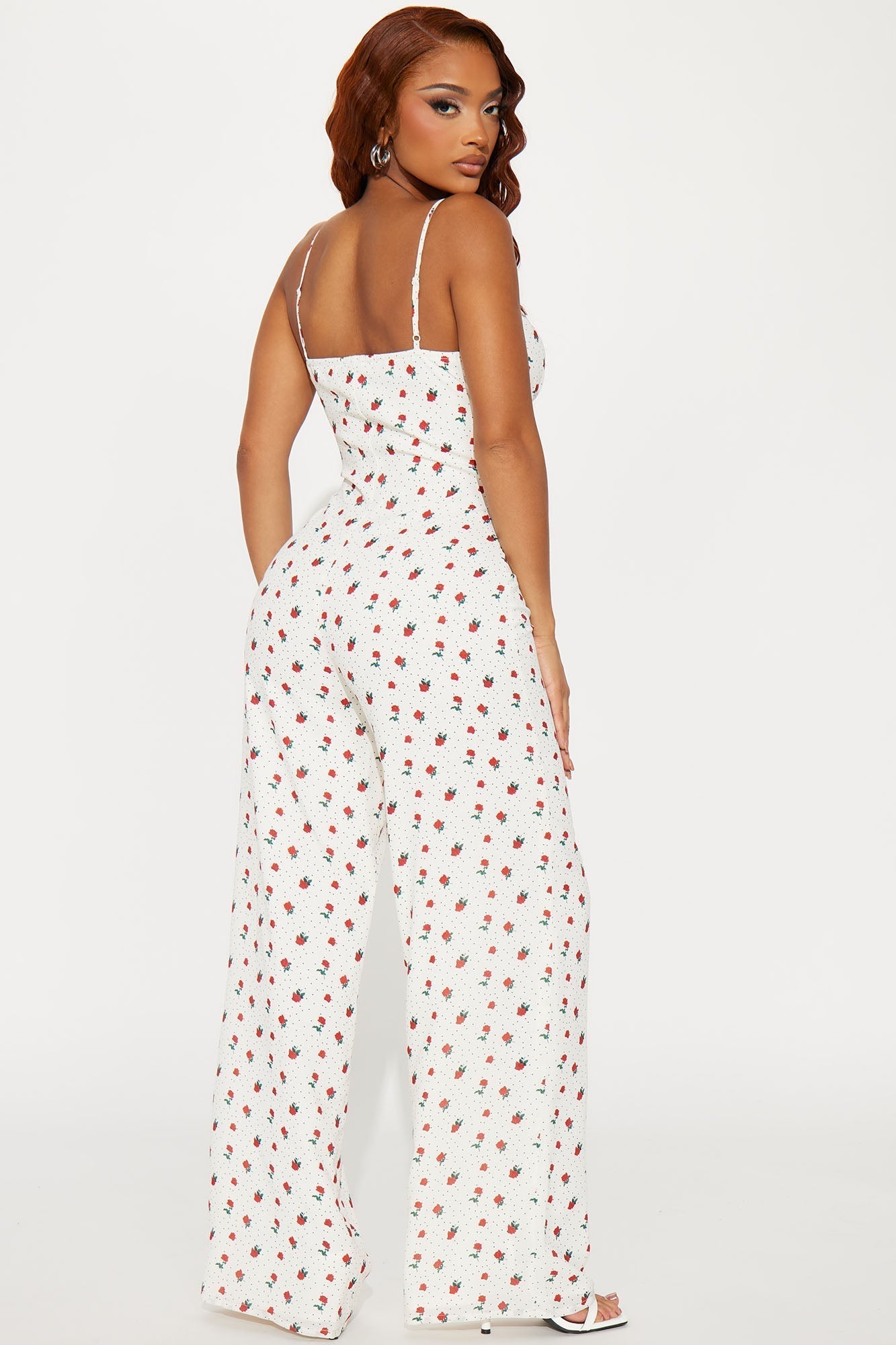 Cherries In The Spring Jumpsuit - Red/combo