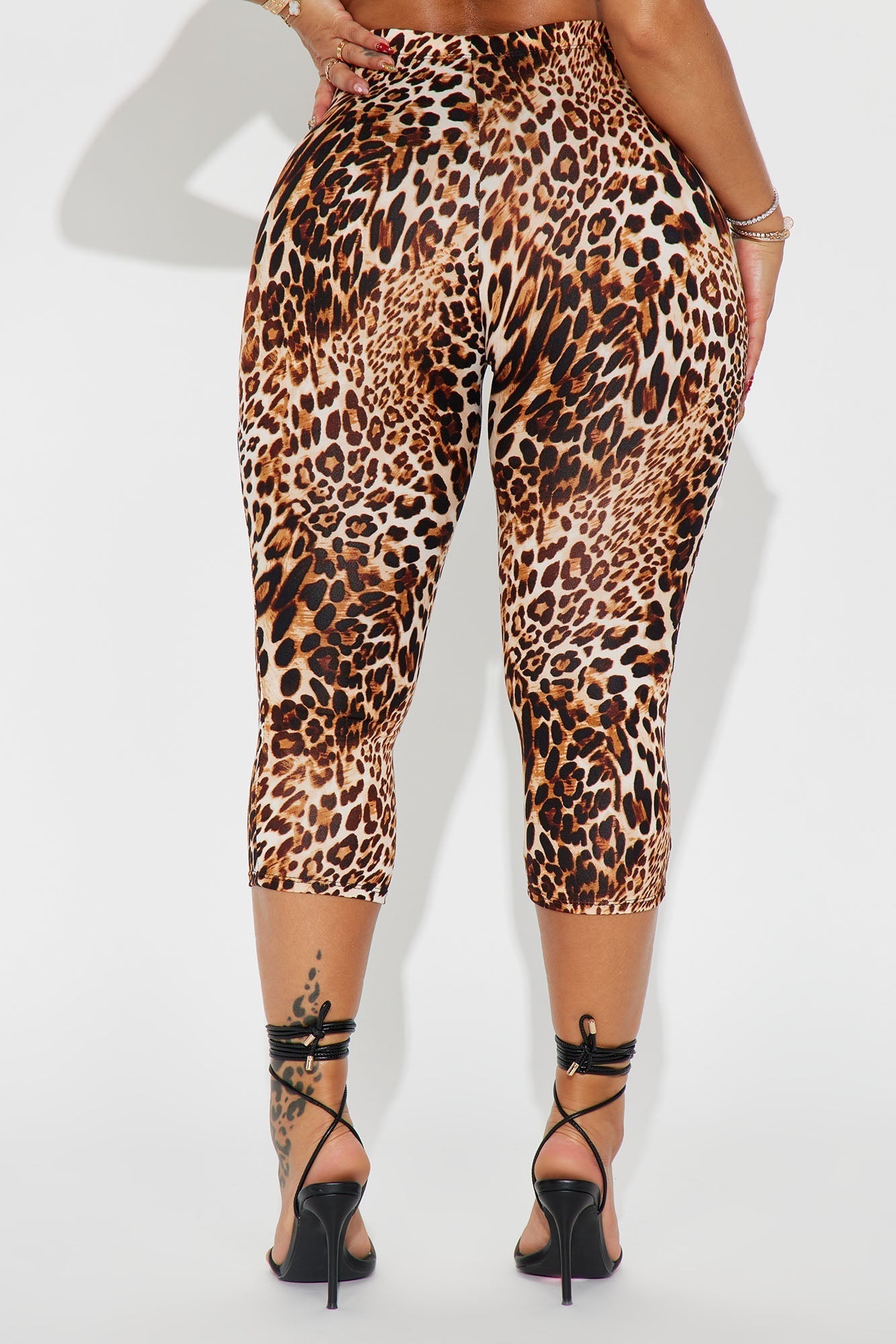 Firenze Capri Legging - Brown/combo
