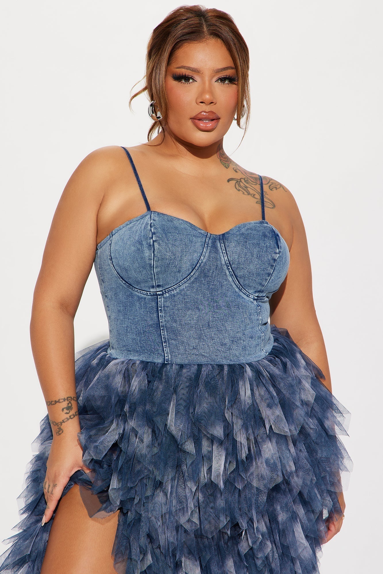 Life In Denim Maxi Dress - Denim