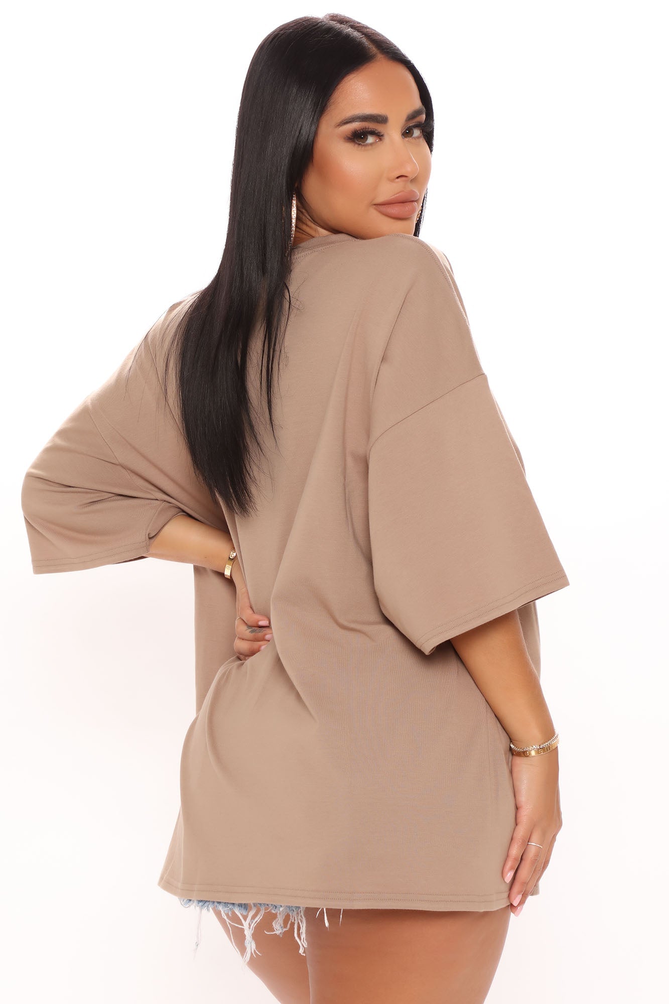 Soaring High Vintage Top - Taupe