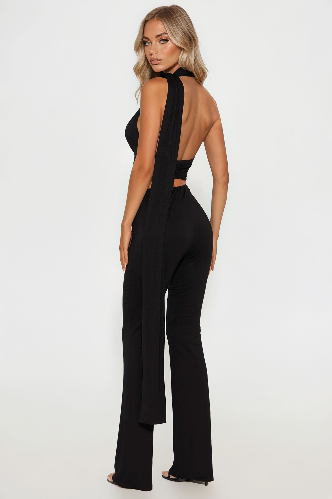 Jazleen Double Lined Jumpsuit - Black