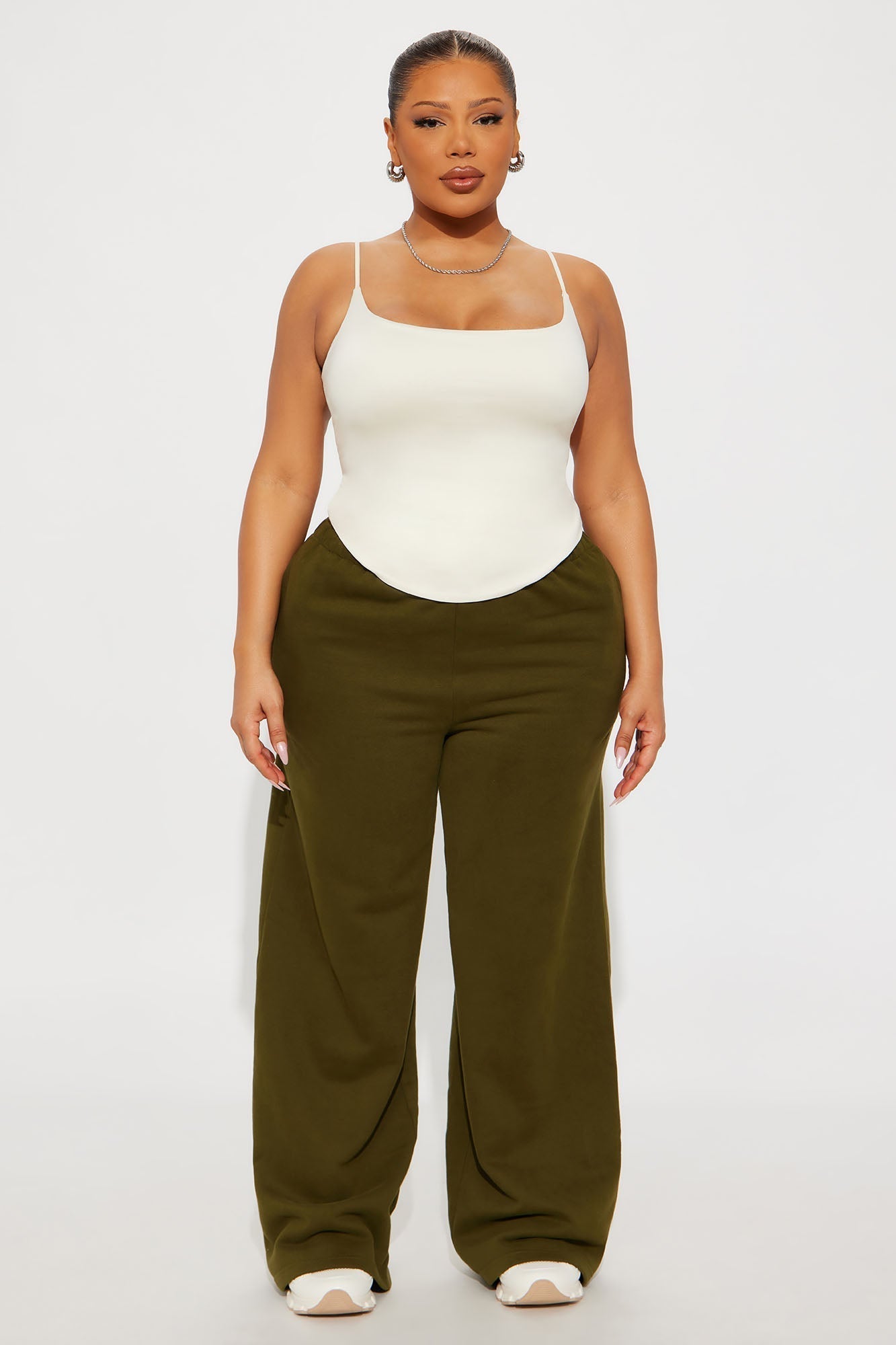 Contour Double Lined Cami Top - Bone