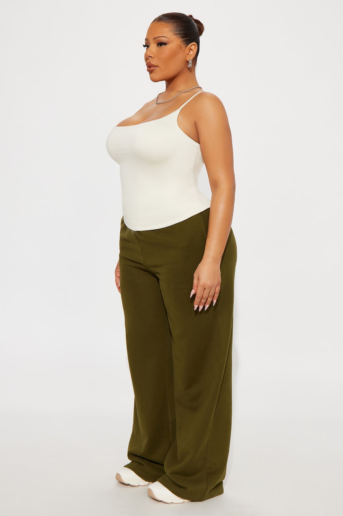 Contour Double Lined Cami Top - Bone