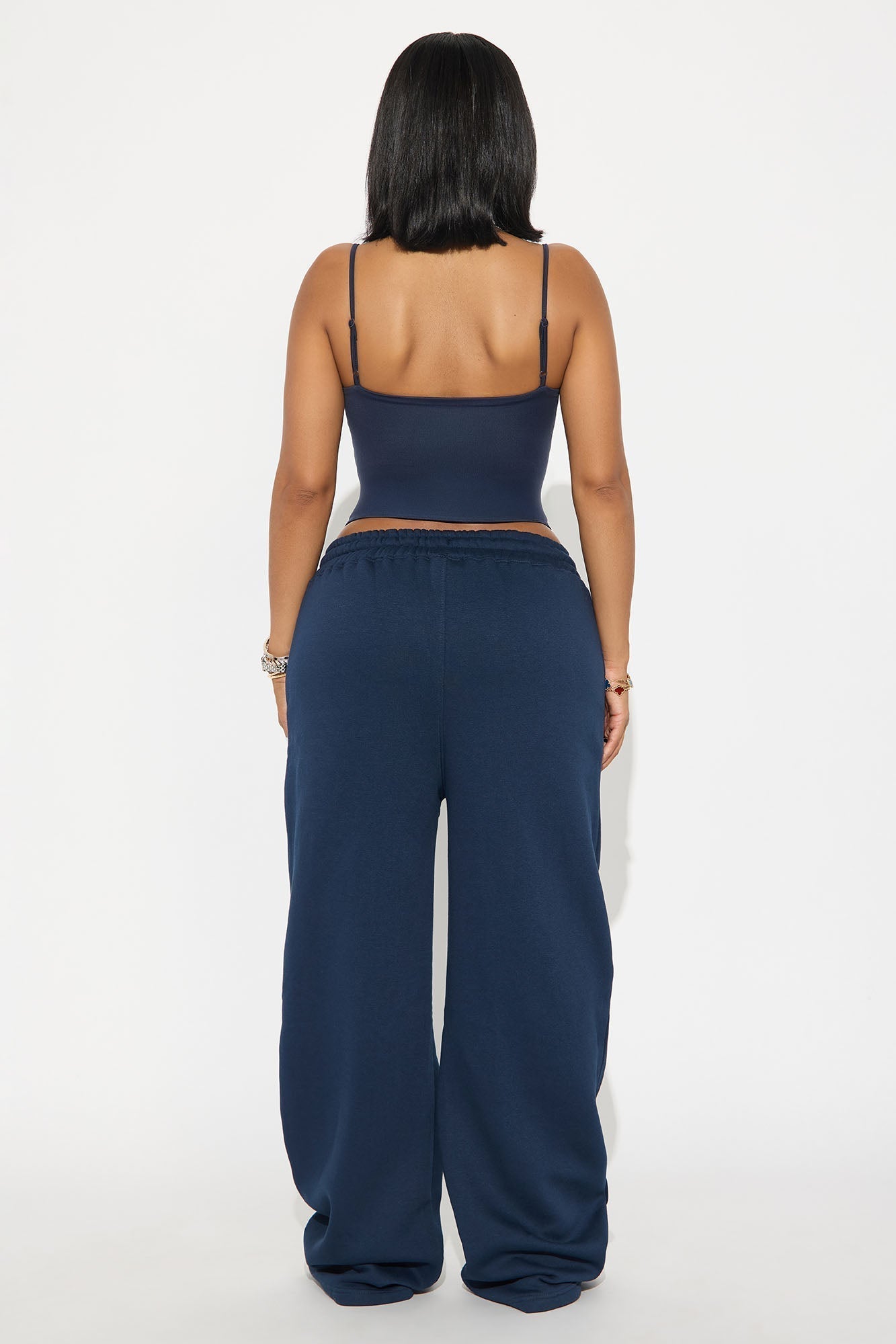 Contour Double Lined Cami Top - Navy