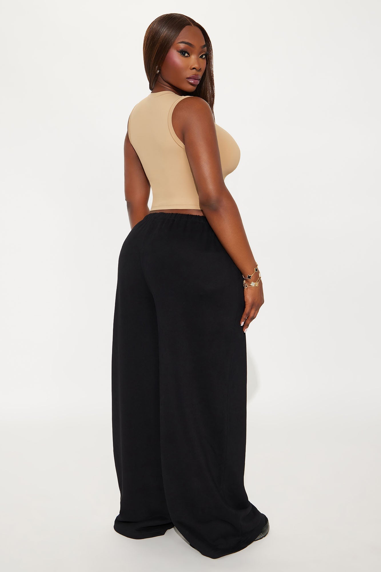 Second Skin Double Lined Muscle Tank - Mocha