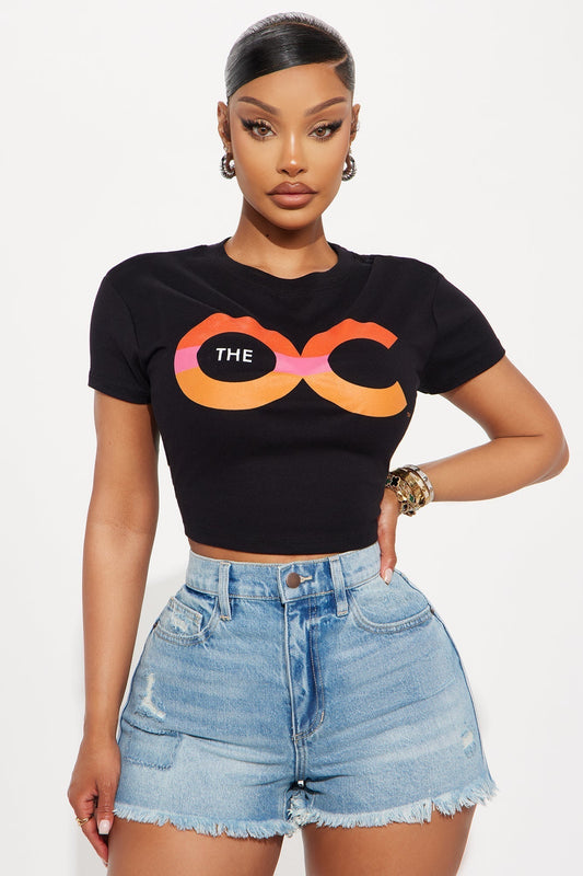The OC Baby Tee - Black