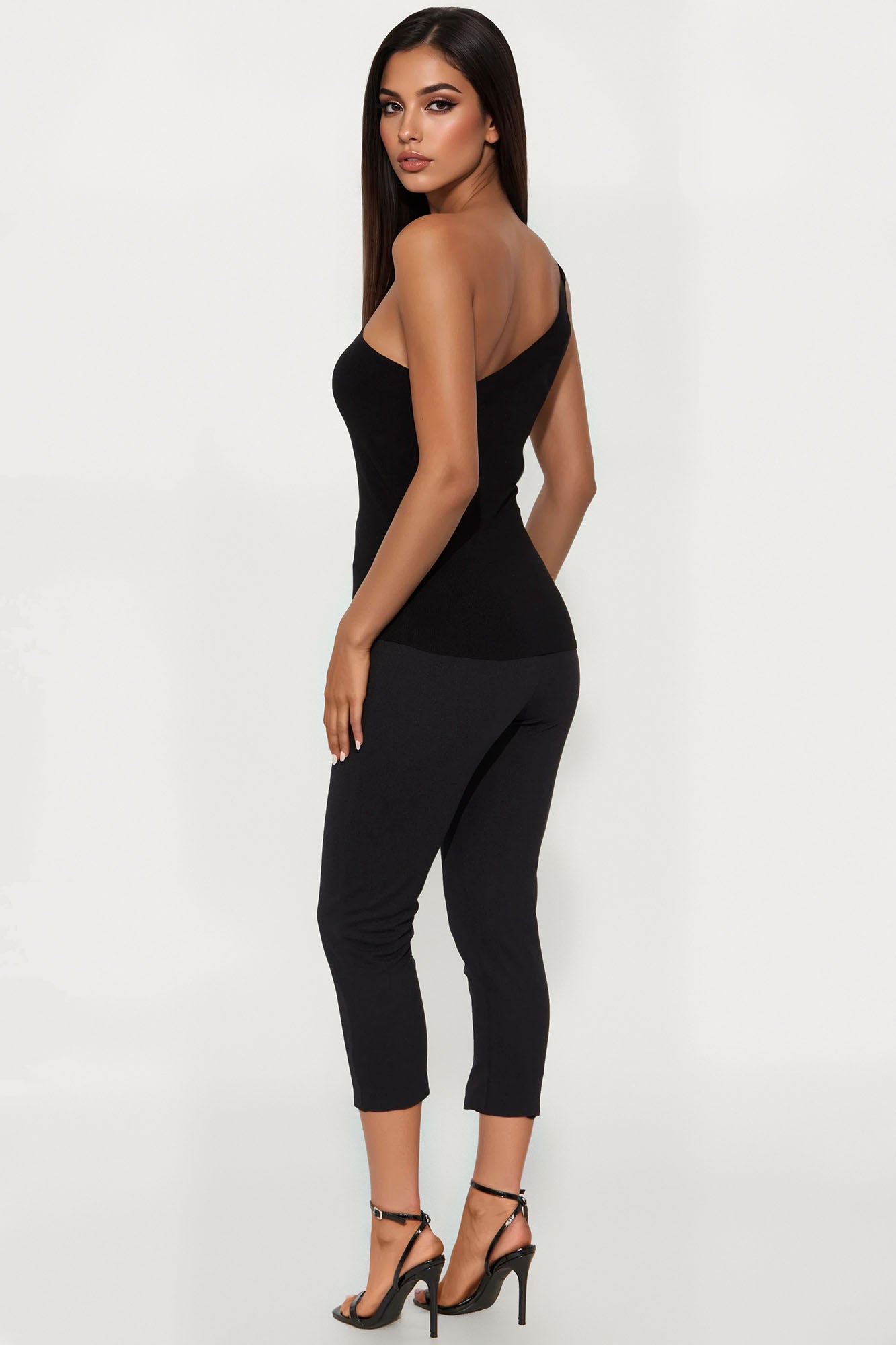 Debbie Hardware Sweater Top - Black