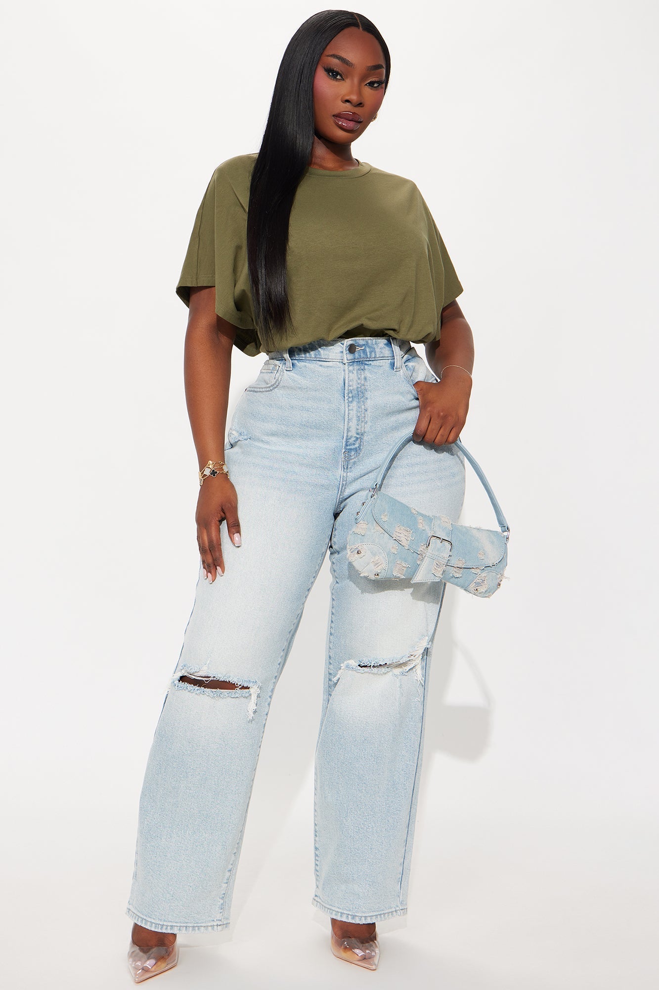 Weekend Plans Short Sleeve Bodysuit - Olive