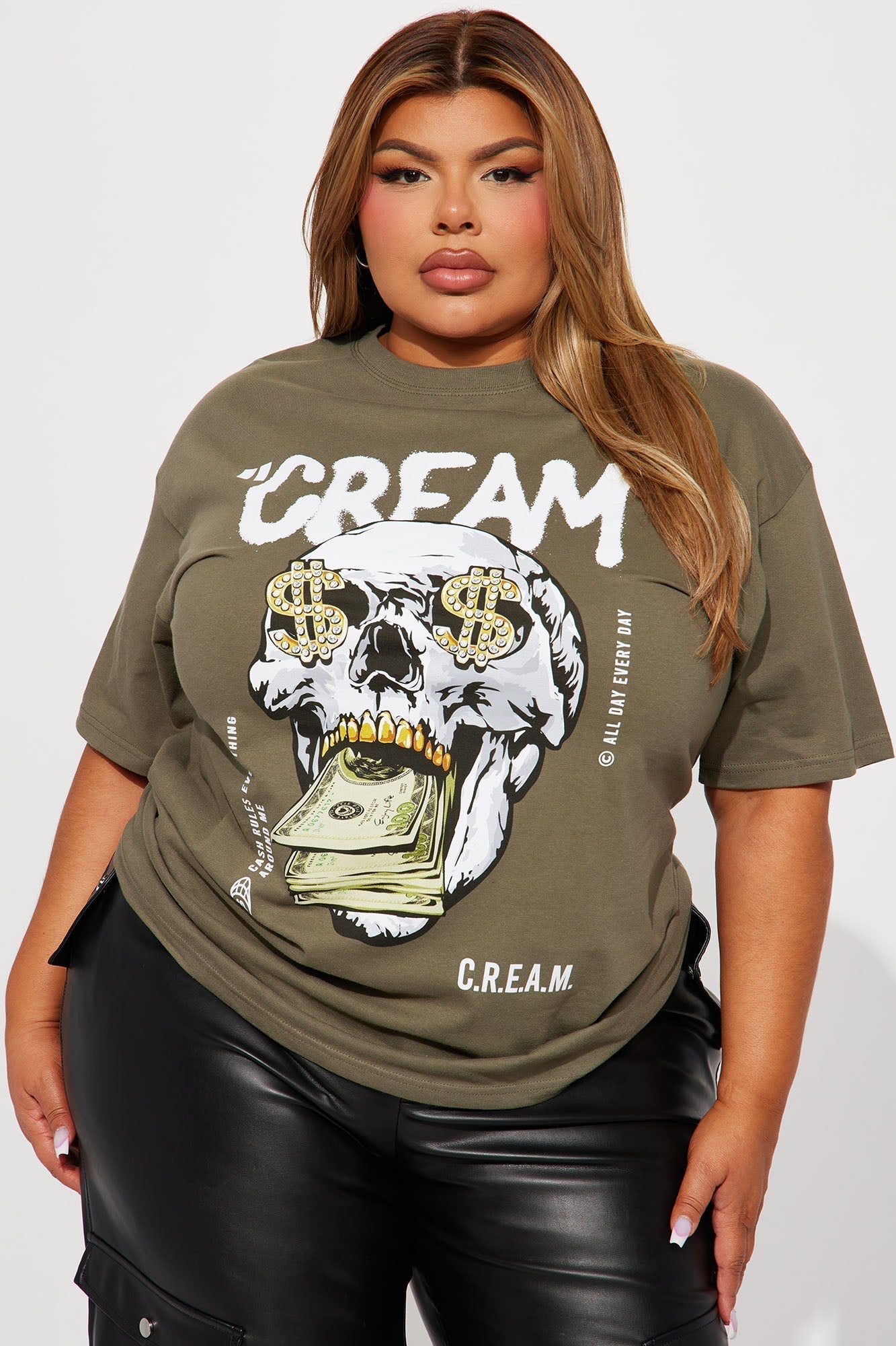 CREAM All Day Graphic Tee - Olive