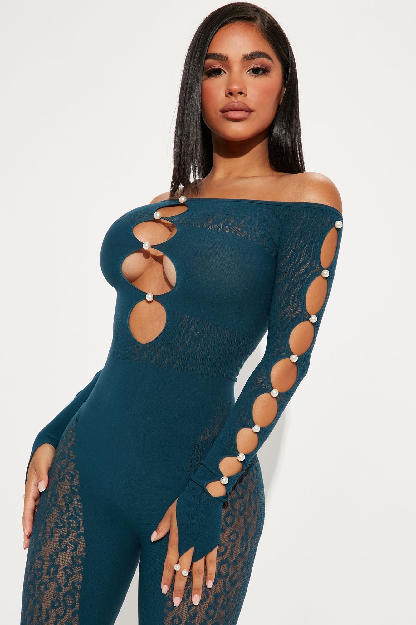 Sierra Seamless Jumpsuit - Teal