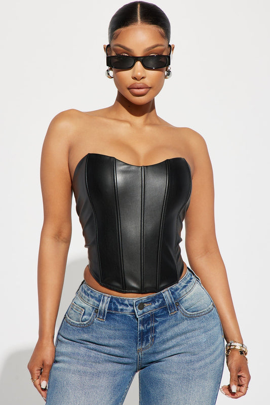 Keep On Lookin Corset - Black